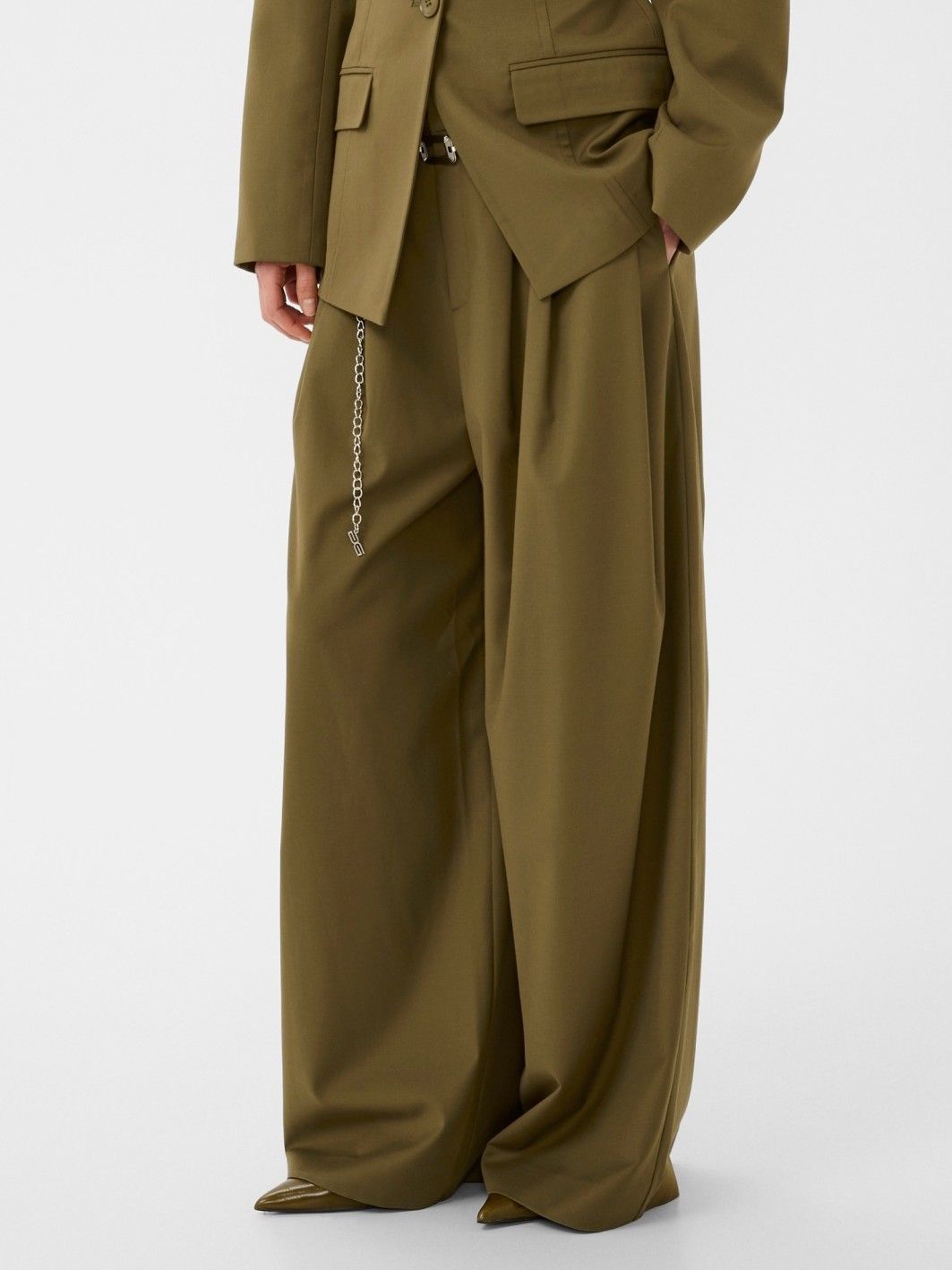 GESTUZ - BROEK - Groen