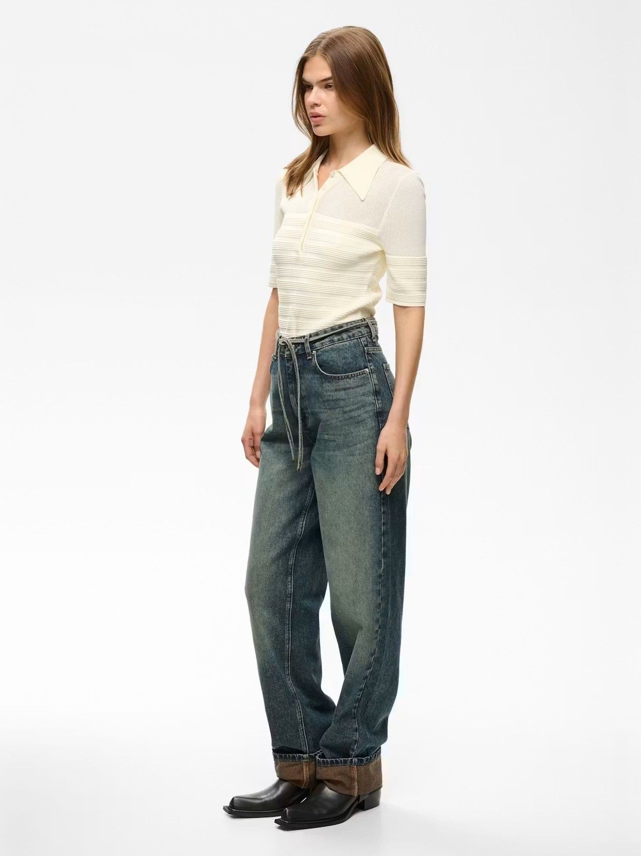 GESTUZ - JEANS - Blauw