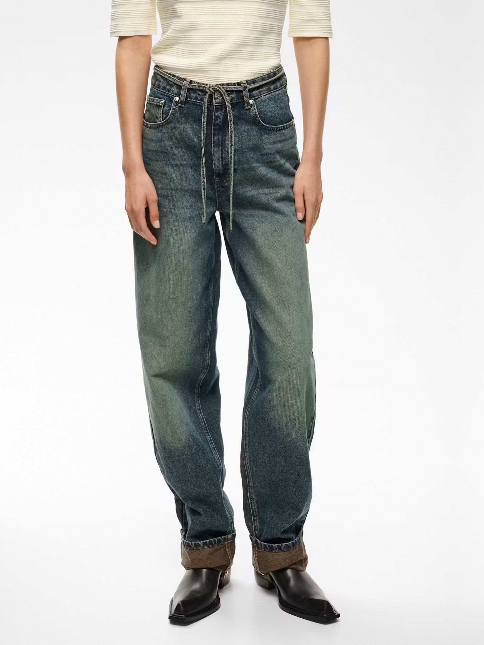 GESTUZ - JEANS - Blauw