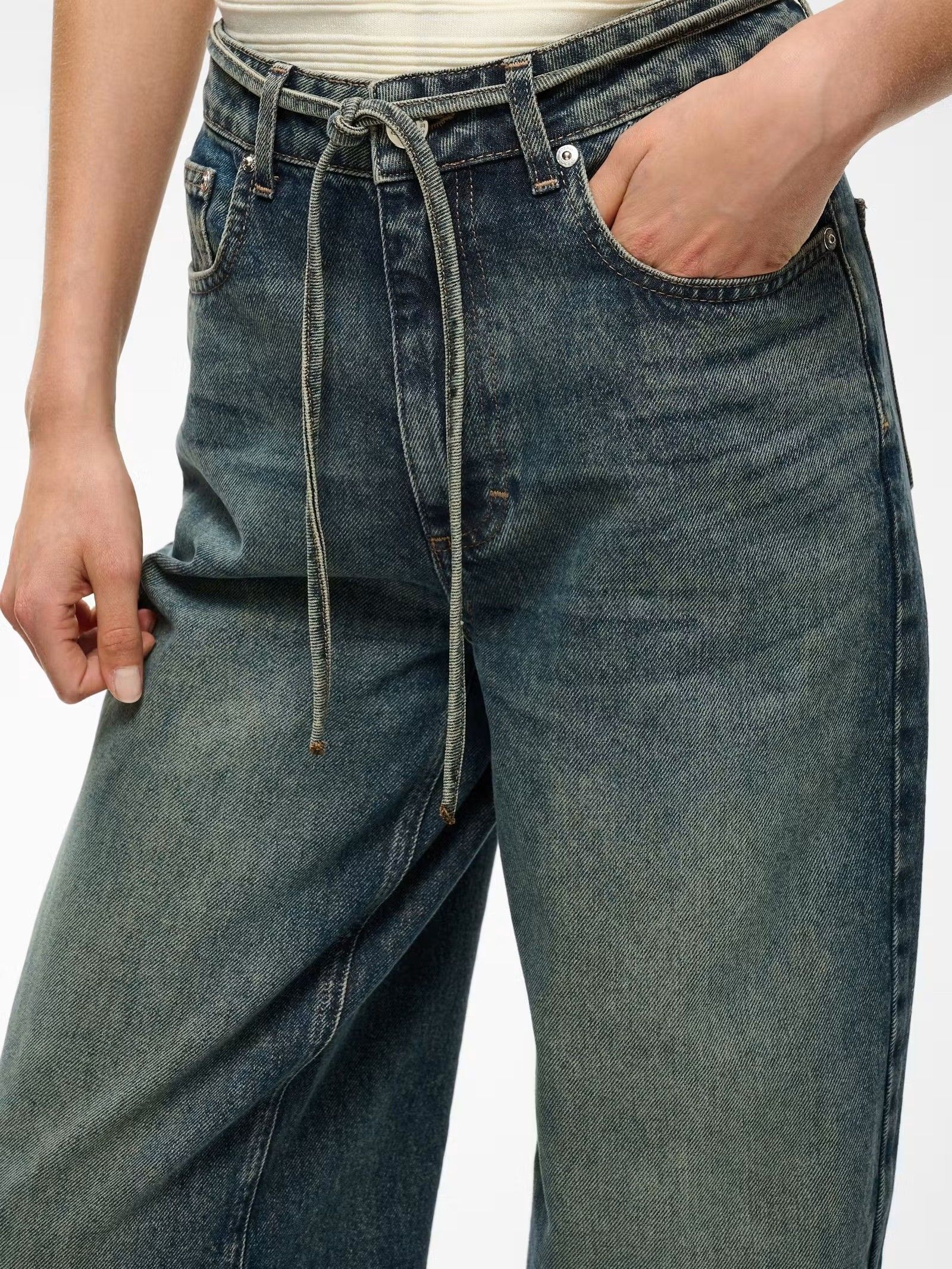 GESTUZ - JEANS - Blauw