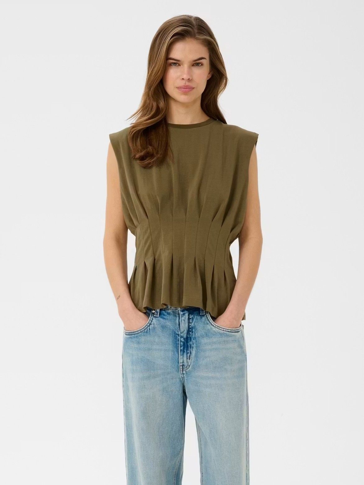 GESTUZ - SHIRT - Groen