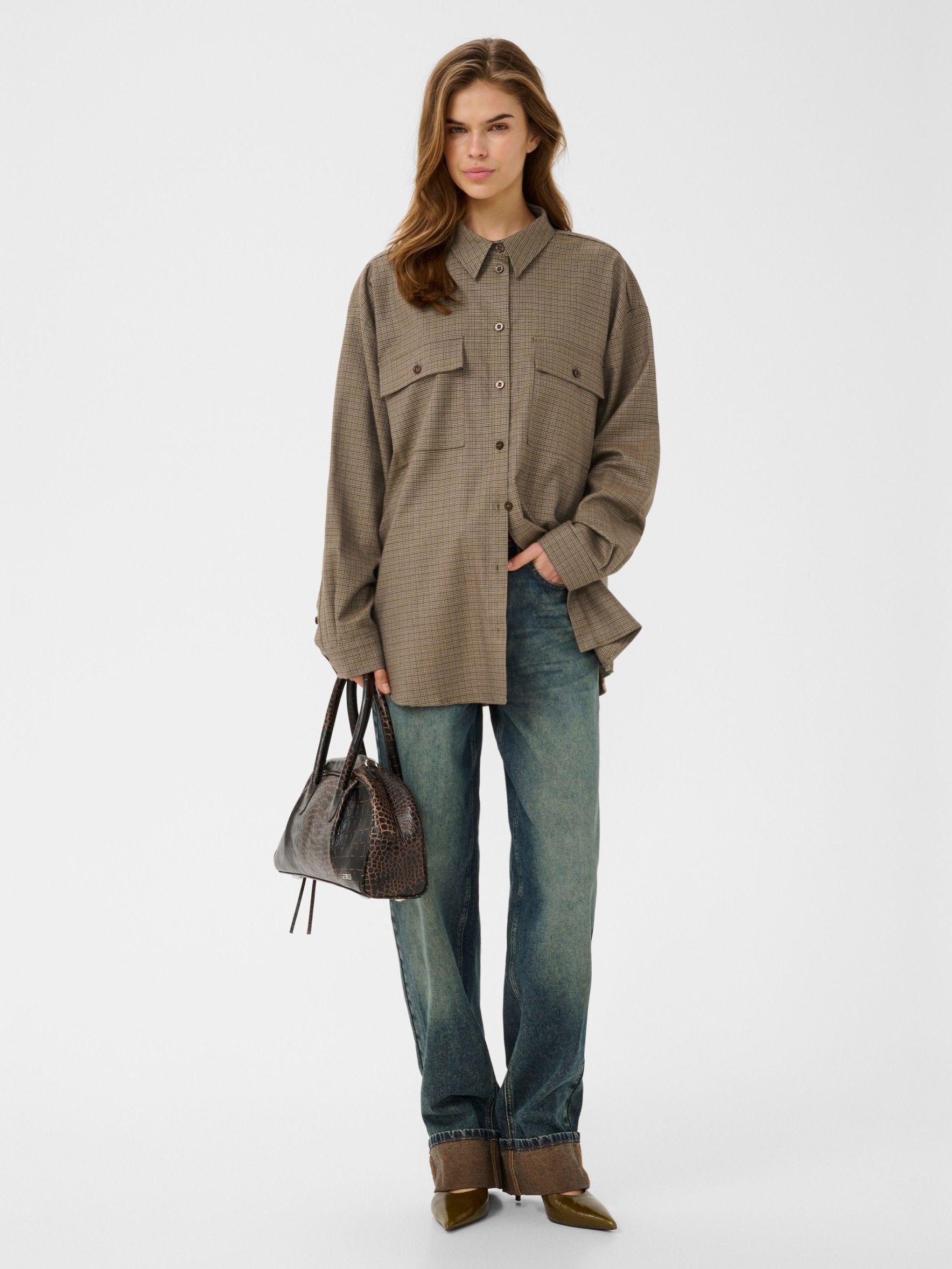 GESTUZ - BLOUSE - Bruin
