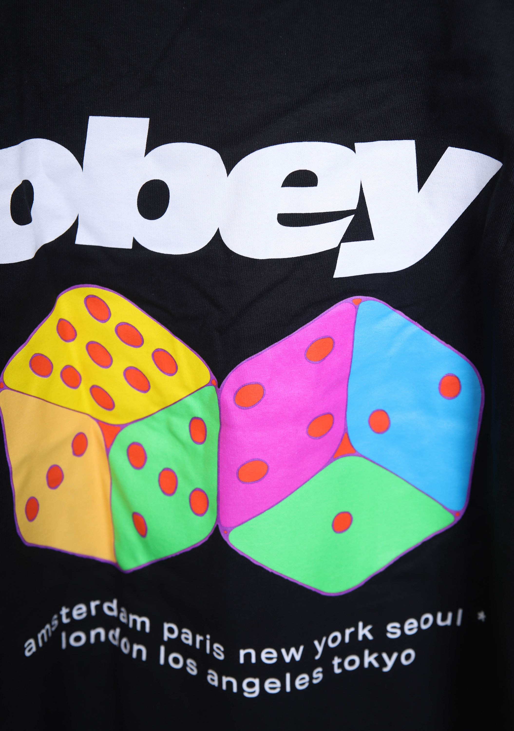 OBEY - TSHIRT - Zwart