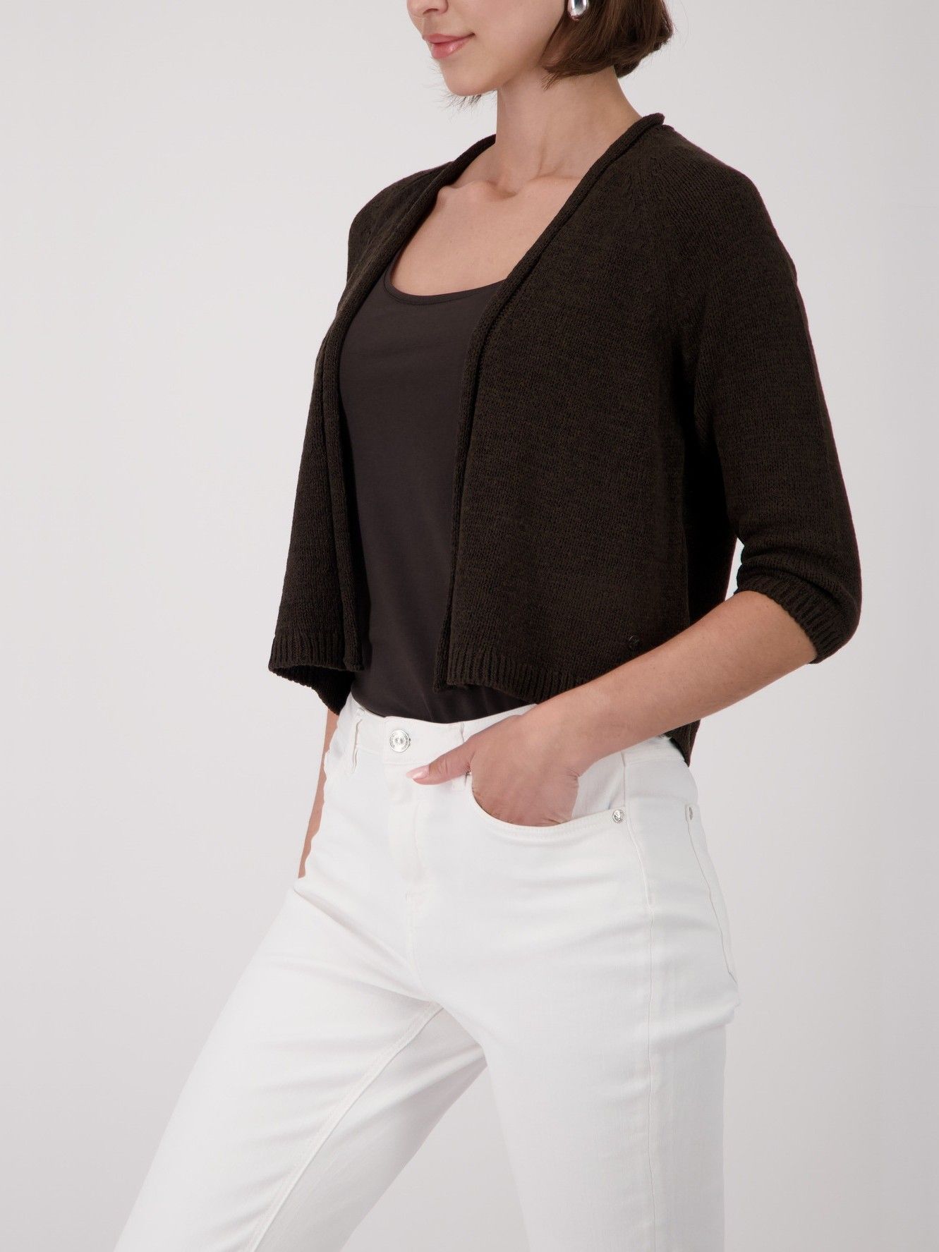 MONARI - VEST - Bruin