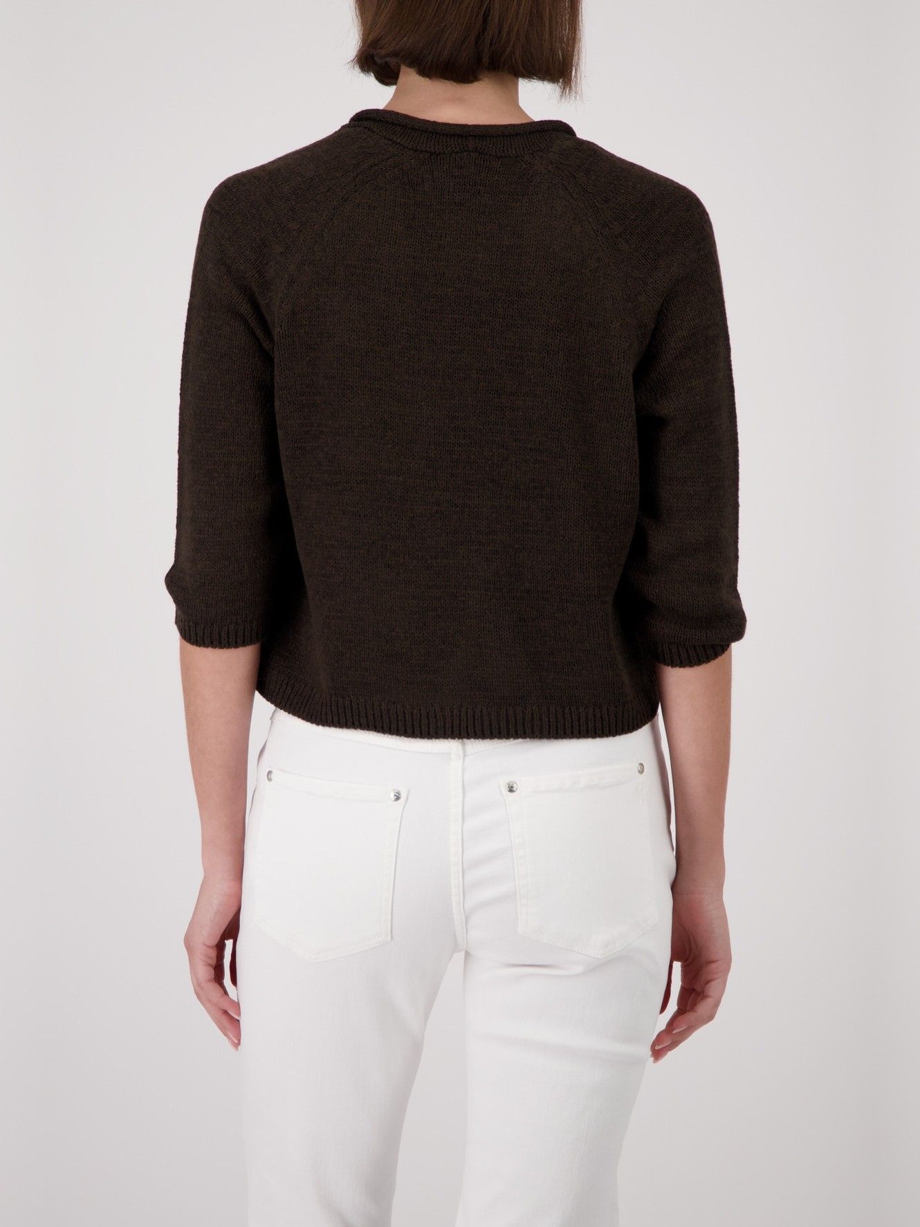 MONARI - VEST - Bruin