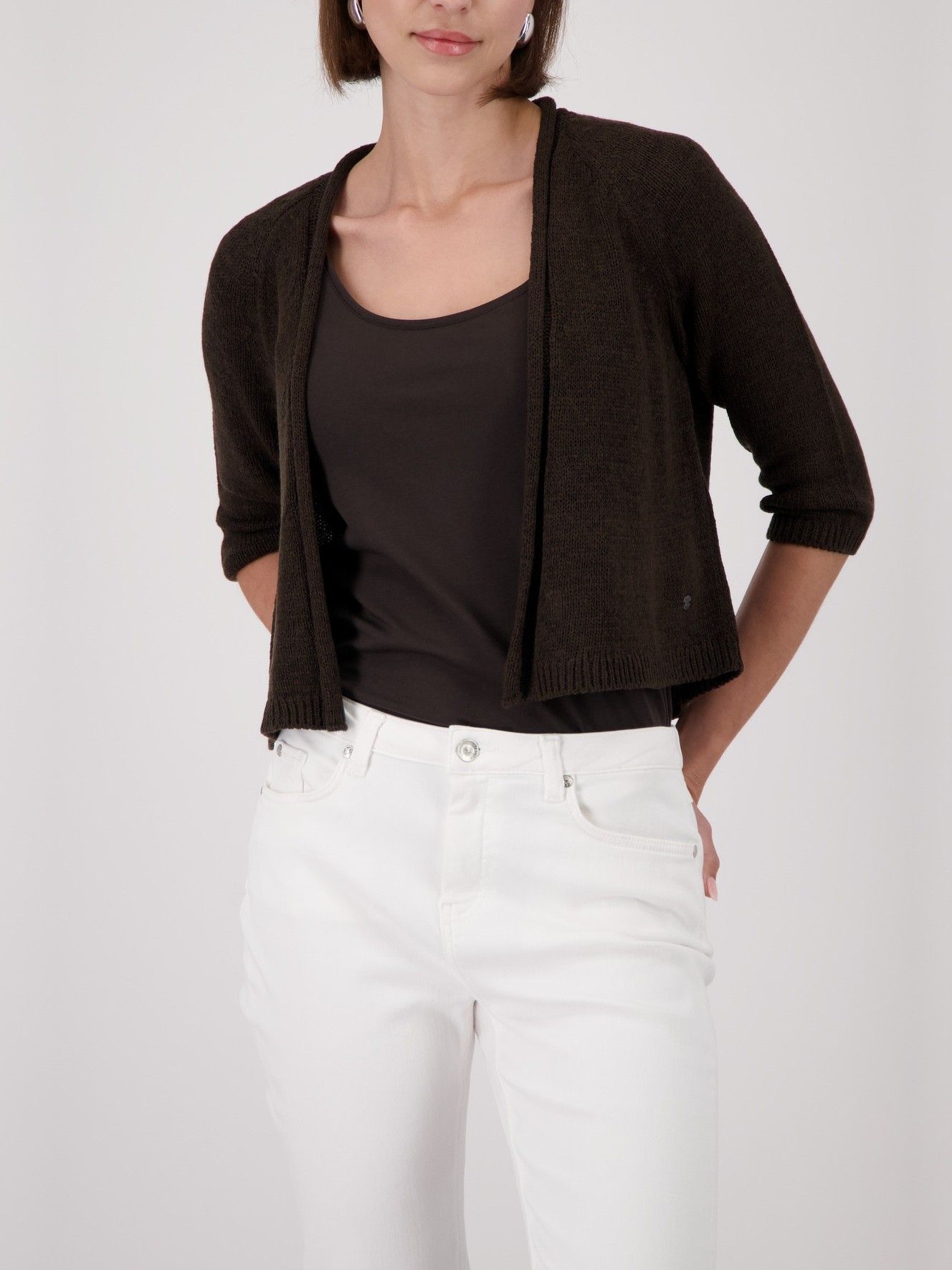 MONARI - VEST - Bruin