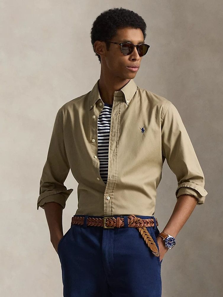 POLO RALPH LAUREN - OVERHEMD - Bruin