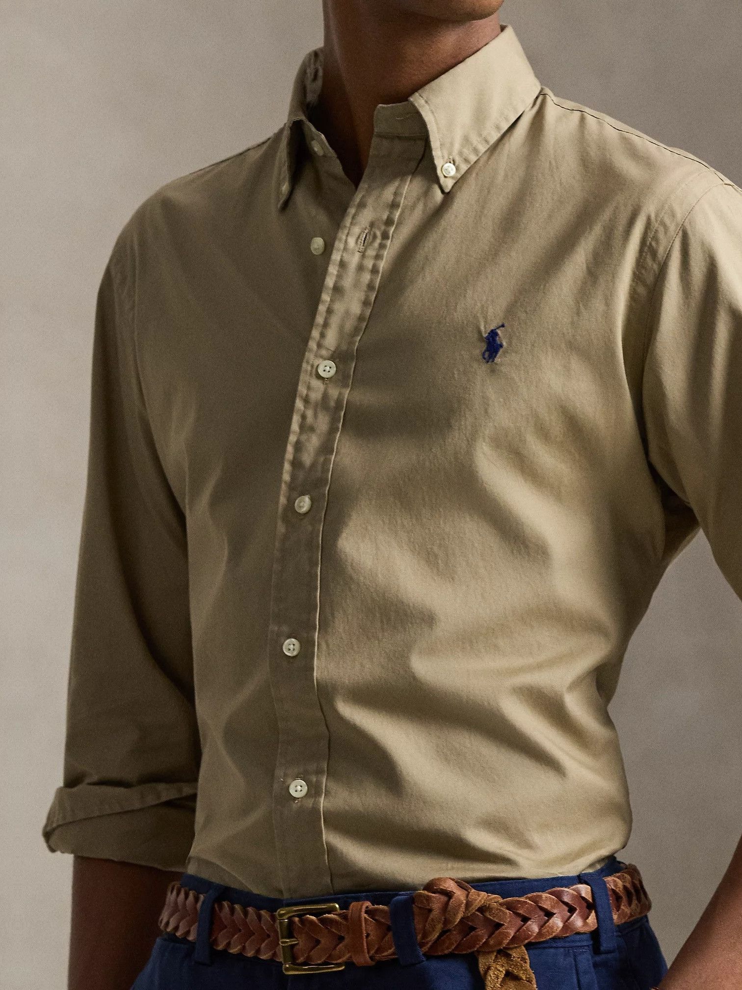 POLO RALPH LAUREN - OVERHEMD - Bruin