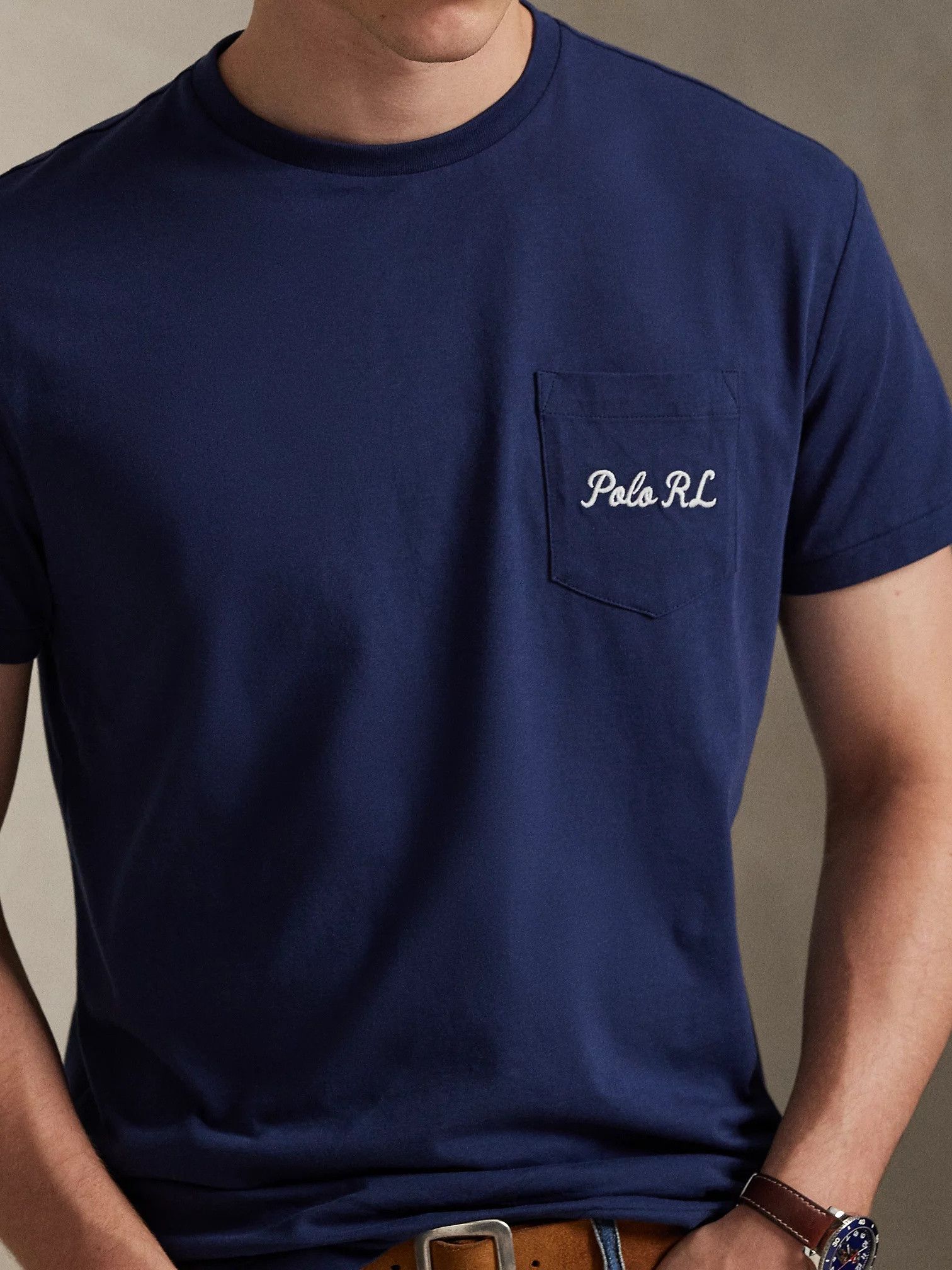 POLO RALPH LAUREN - TSHIRT - Blauw