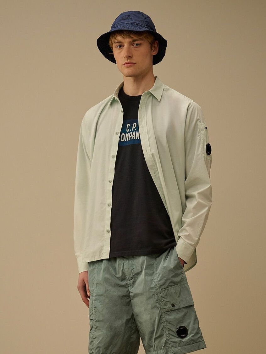 C.P. COMPANY - TSHIRT - Blauw