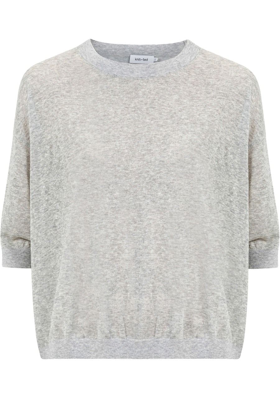 KNIT-TED TRUI KORTE MOUW