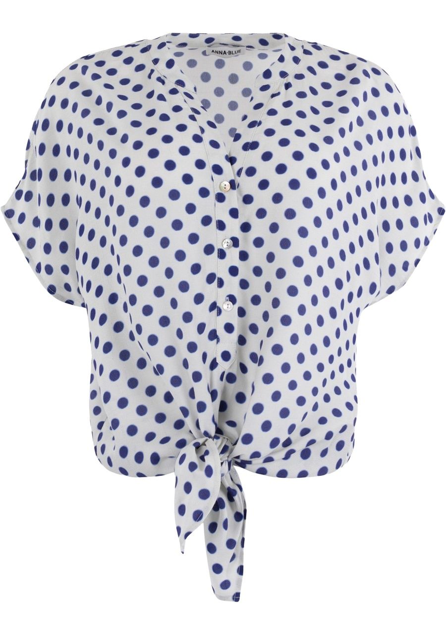 ANNA BLUE BLOUSE