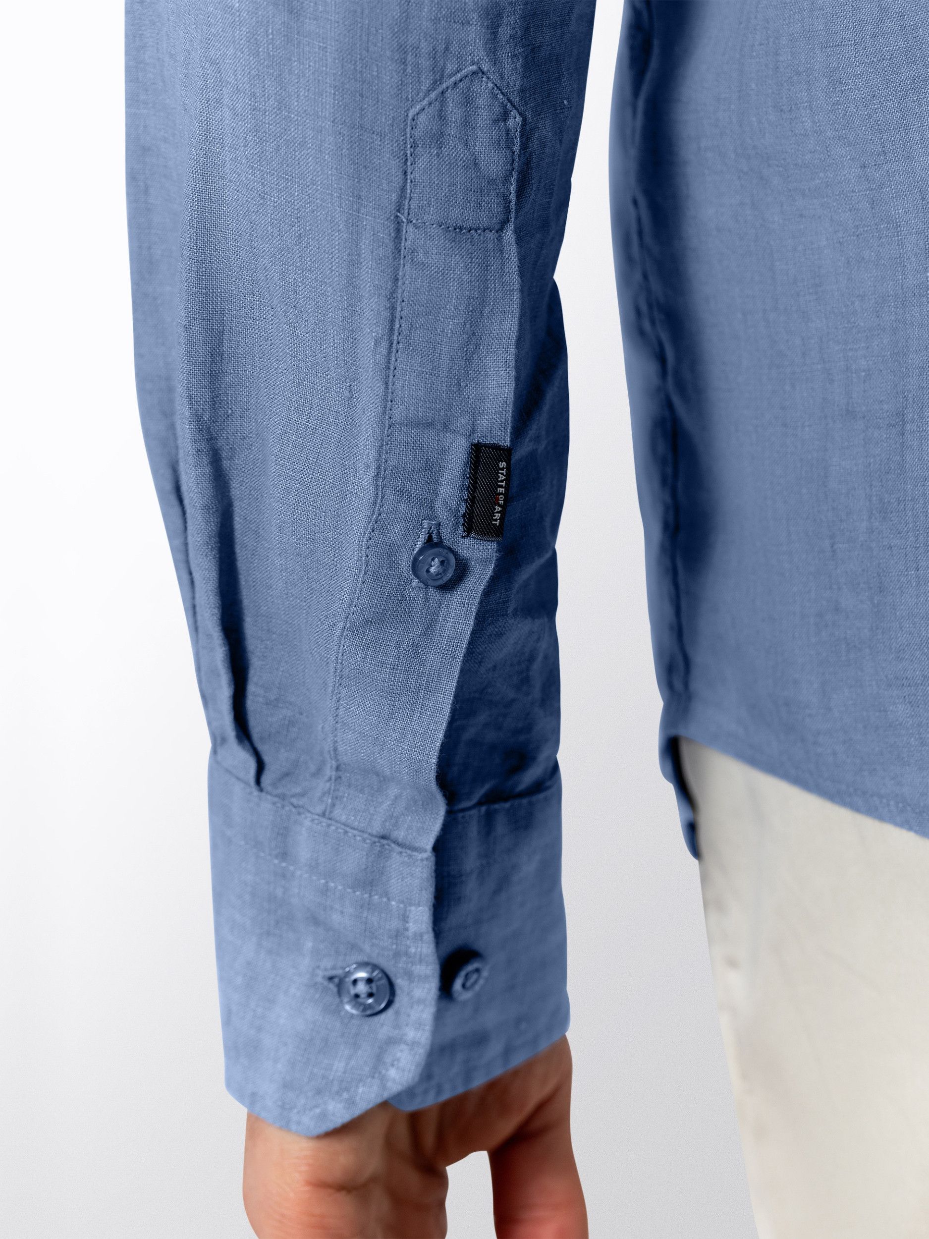 STATE OF ART - OVERHEMD - Blauw