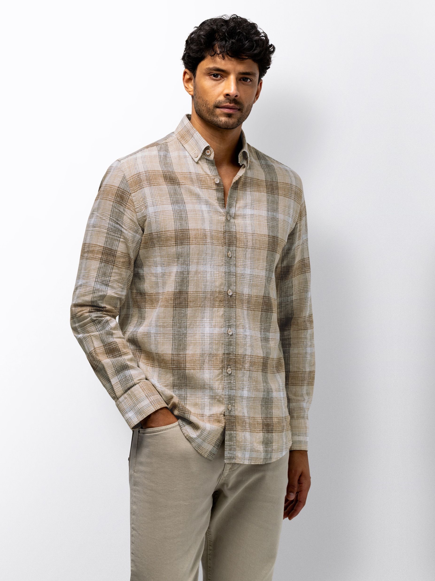 STATE OF ART - OVERHEMD - Beige