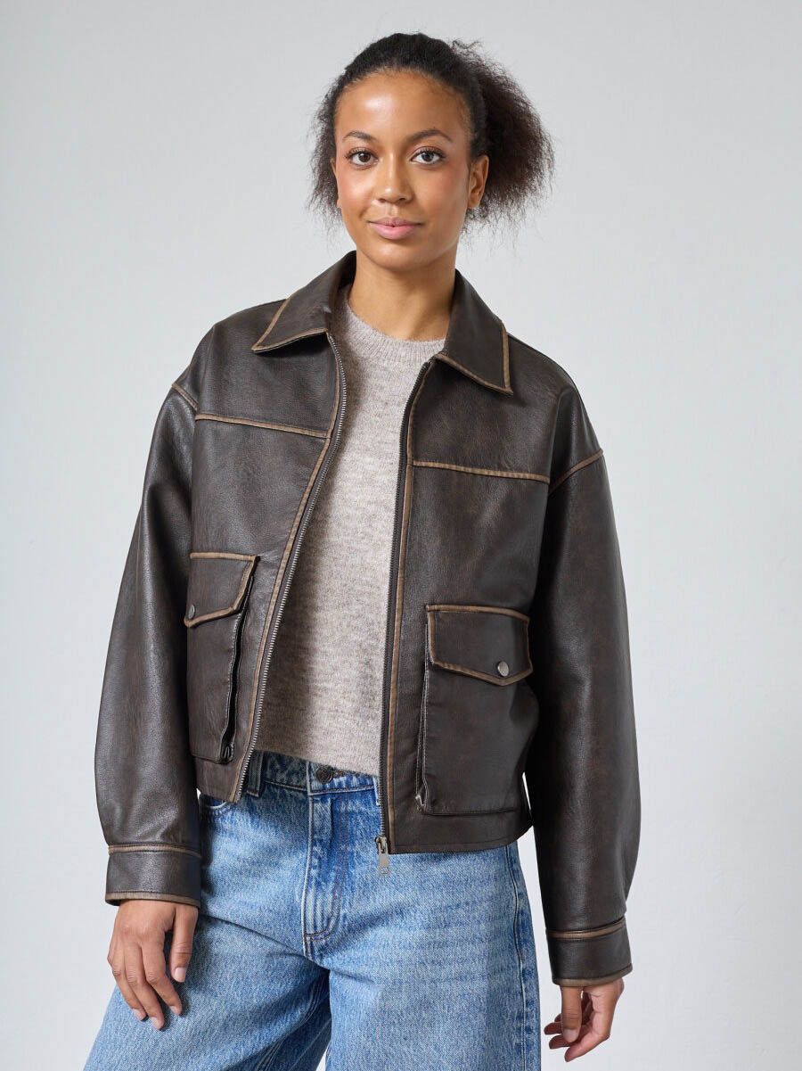 SISTERS POINT LEER/SUEDE JACK