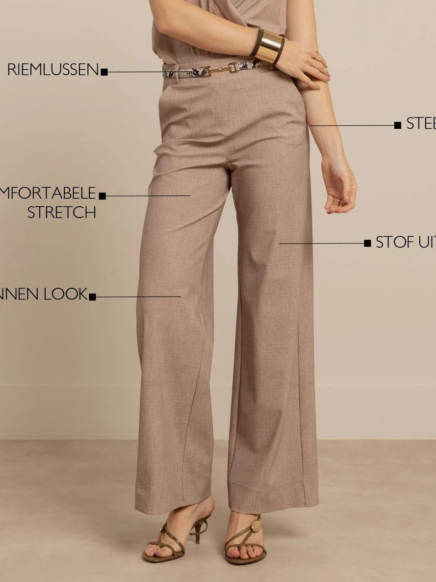 STUDIO ANNELOES - BROEK - Beige