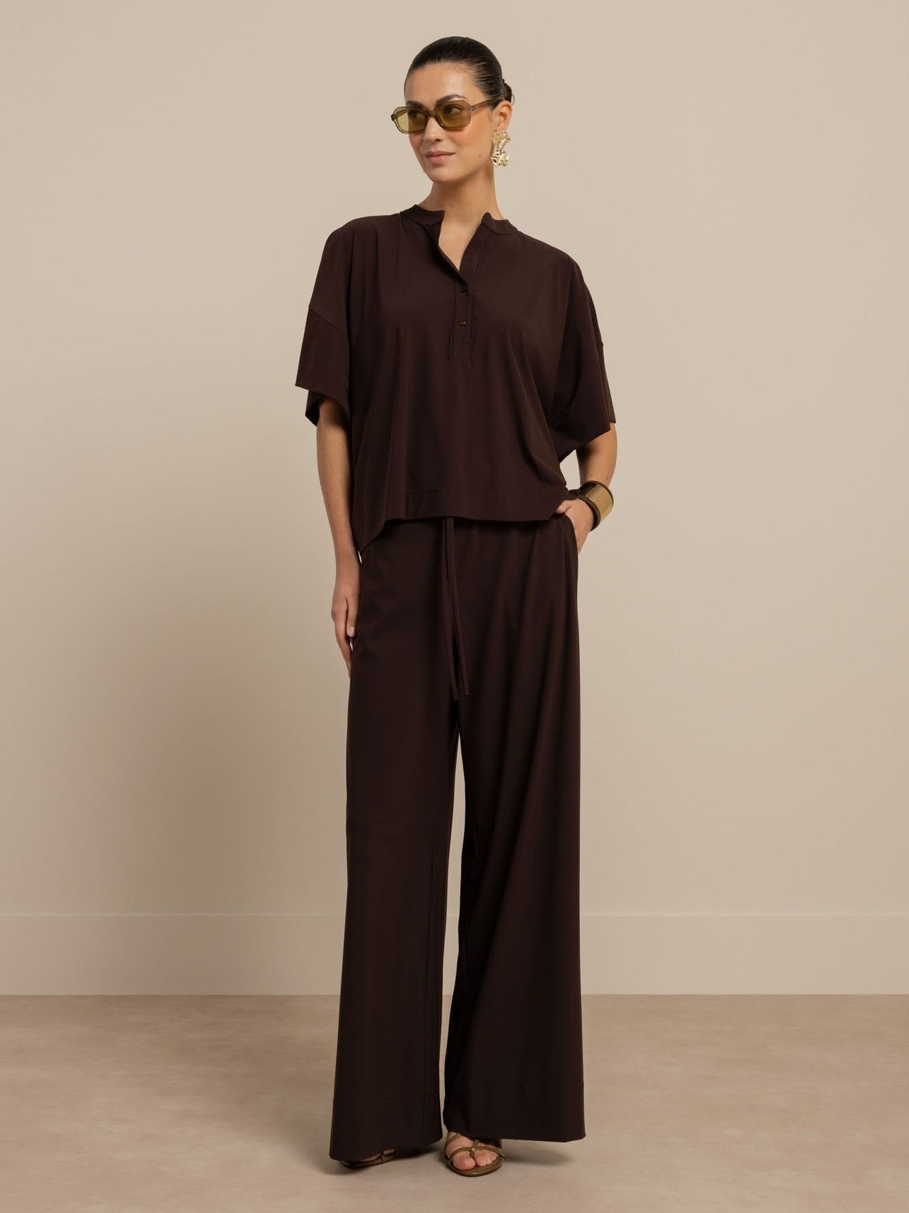 STUDIO ANNELOES - BLOUSE - Bruin