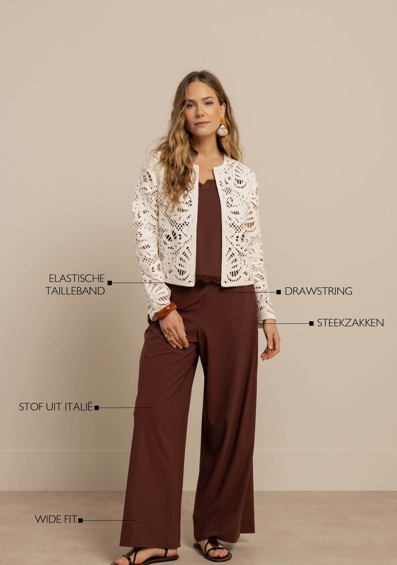 STUDIO ANNELOES - BROEK - Bruin