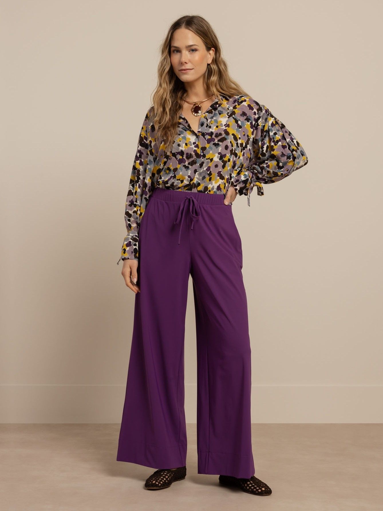 STUDIO ANNELOES - BROEK - Paars