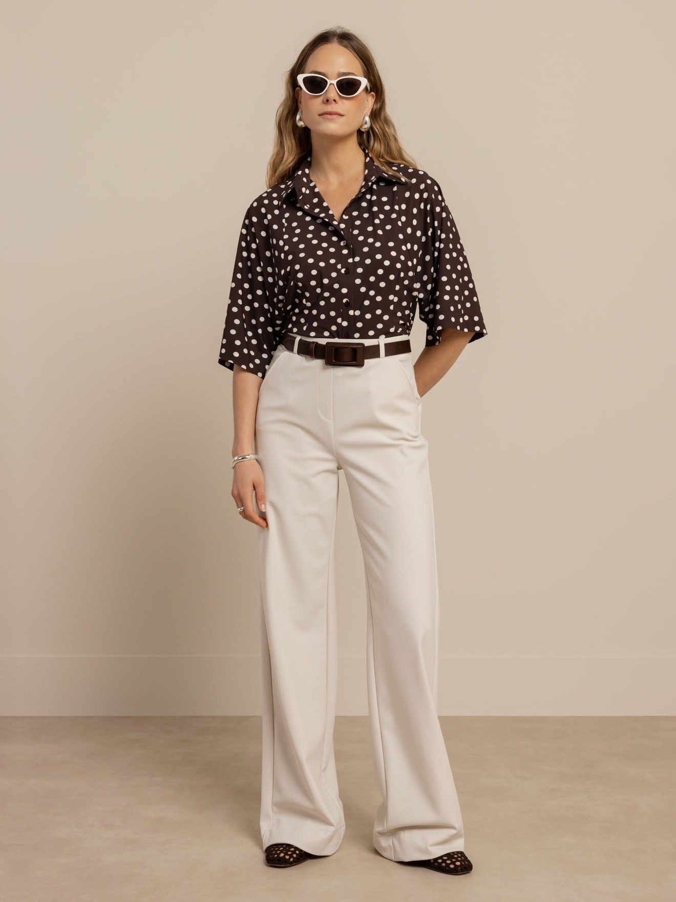 STUDIO ANNELOES - BLOUSE - Bruin