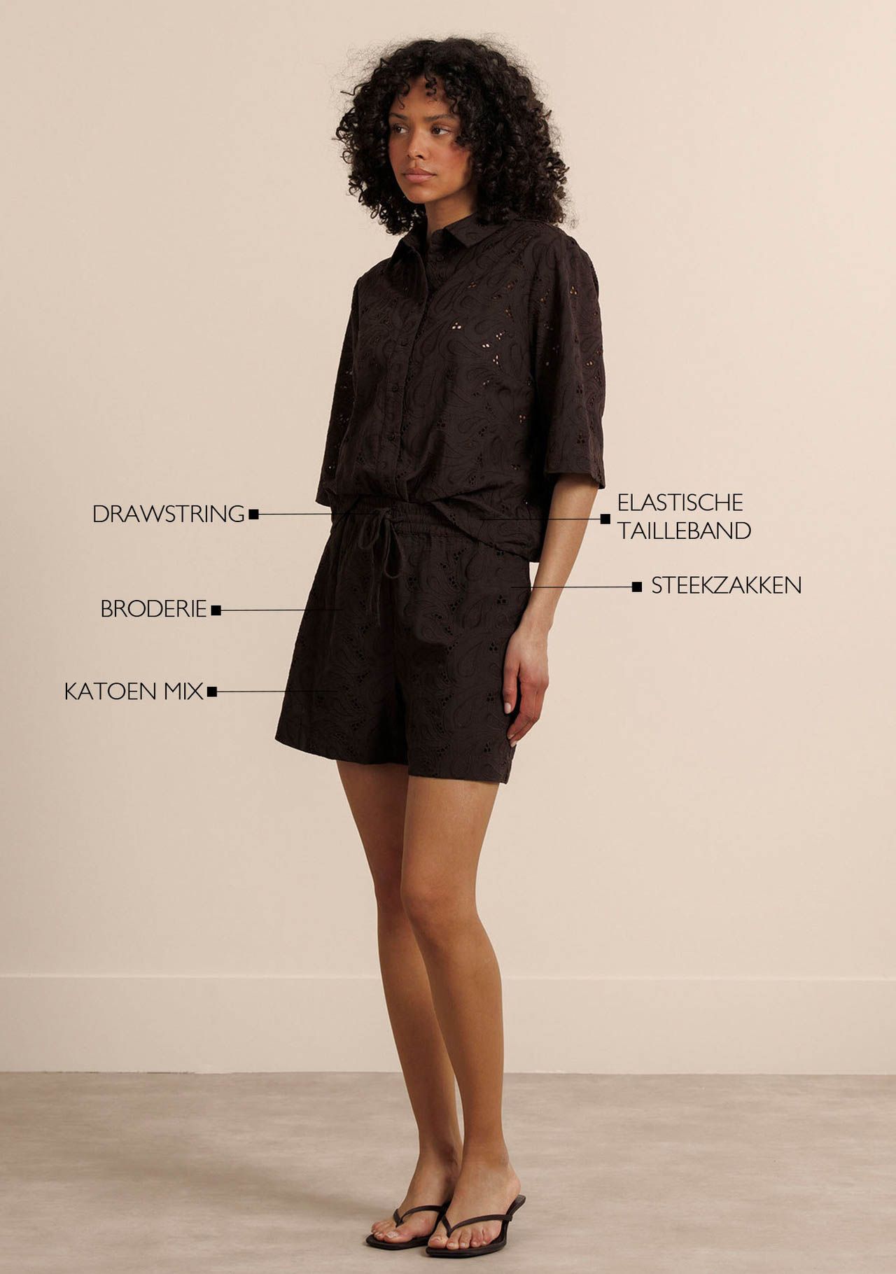 STUDIO ANNELOES - SHORT - Bruin