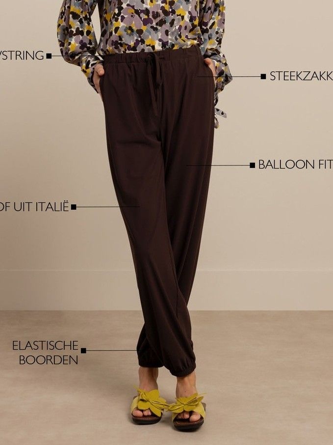 STUDIO ANNELOES - BROEK - Bruin