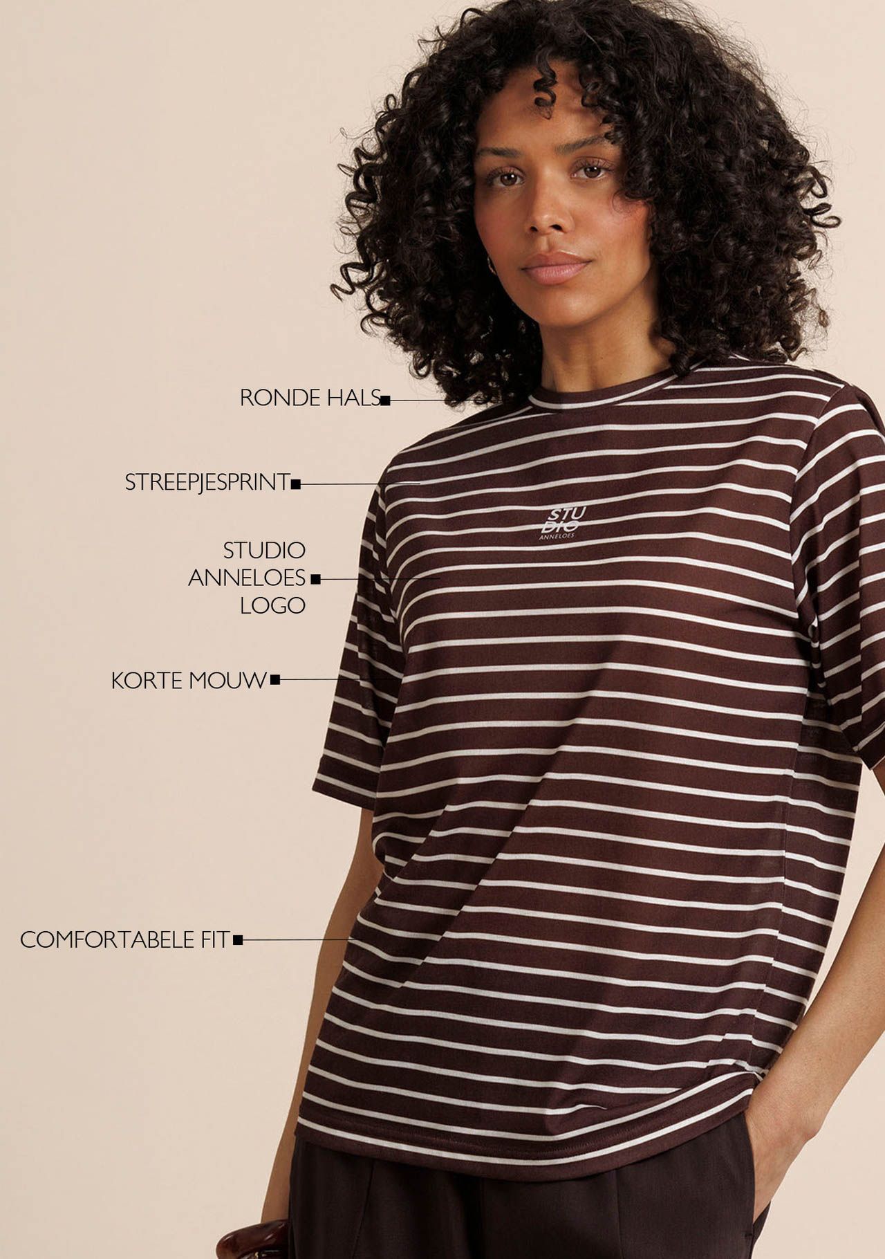STUDIO ANNELOES - SHIRT - Bruin