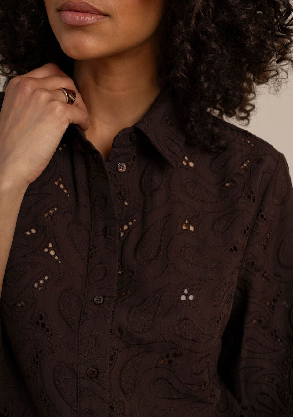 STUDIO ANNELOES - BLOUSE - Bruin