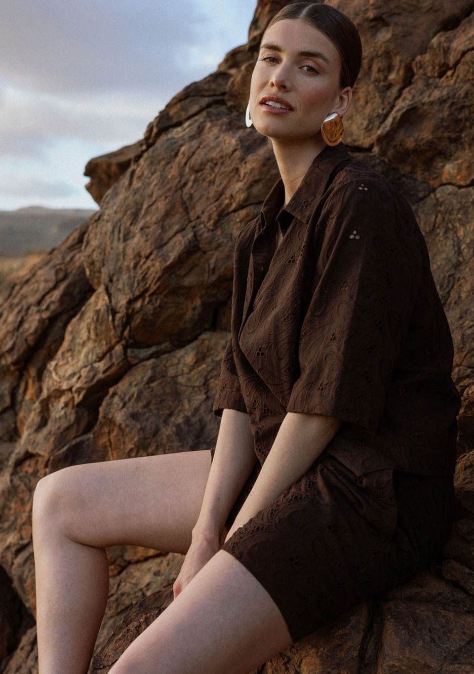 STUDIO ANNELOES - BLOUSE - Bruin