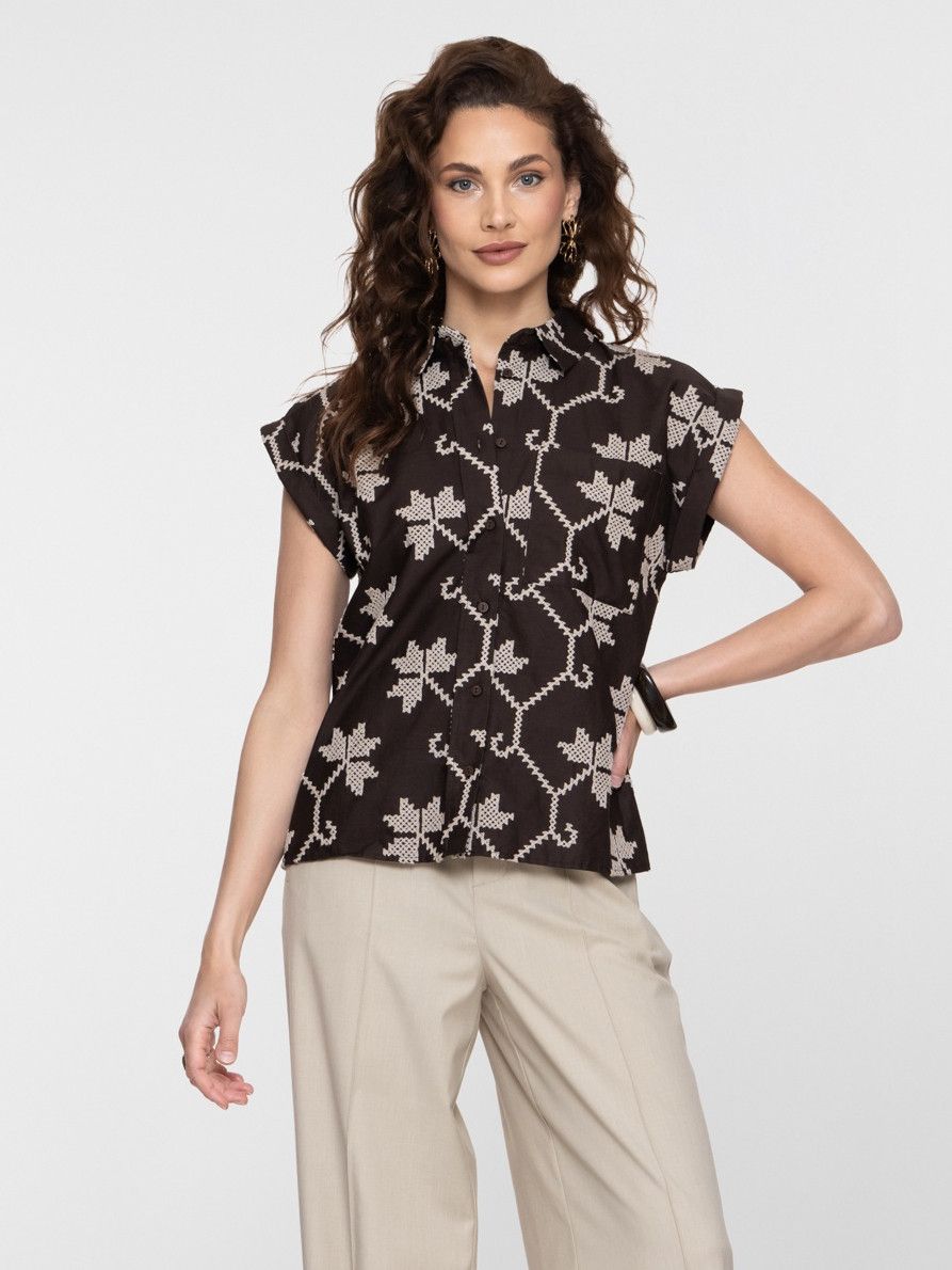 GEISHA - BLOUSE - Bruin