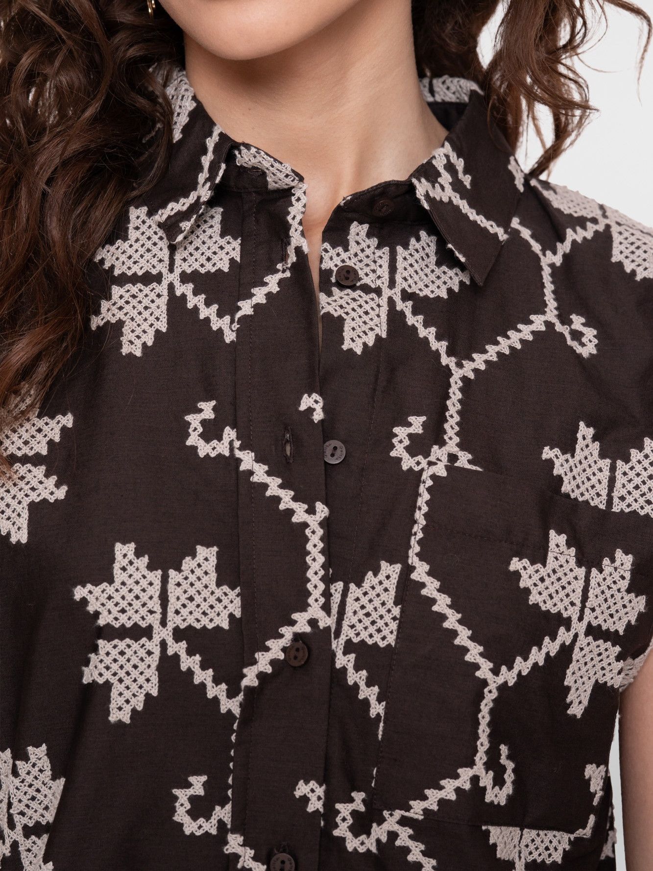 GEISHA - BLOUSE - Bruin