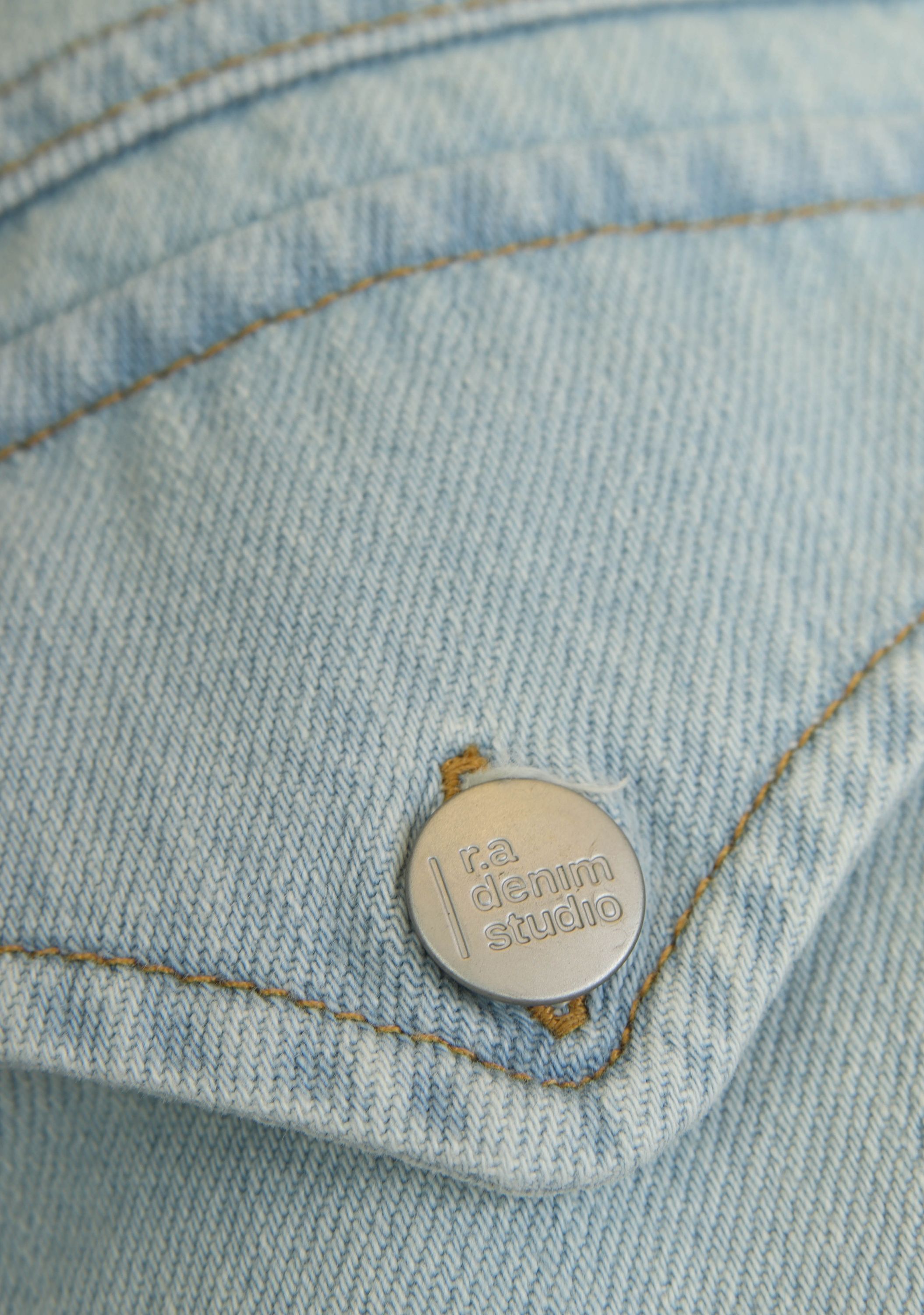 RA DENIM STUDIO - BLOUSE - Blauw