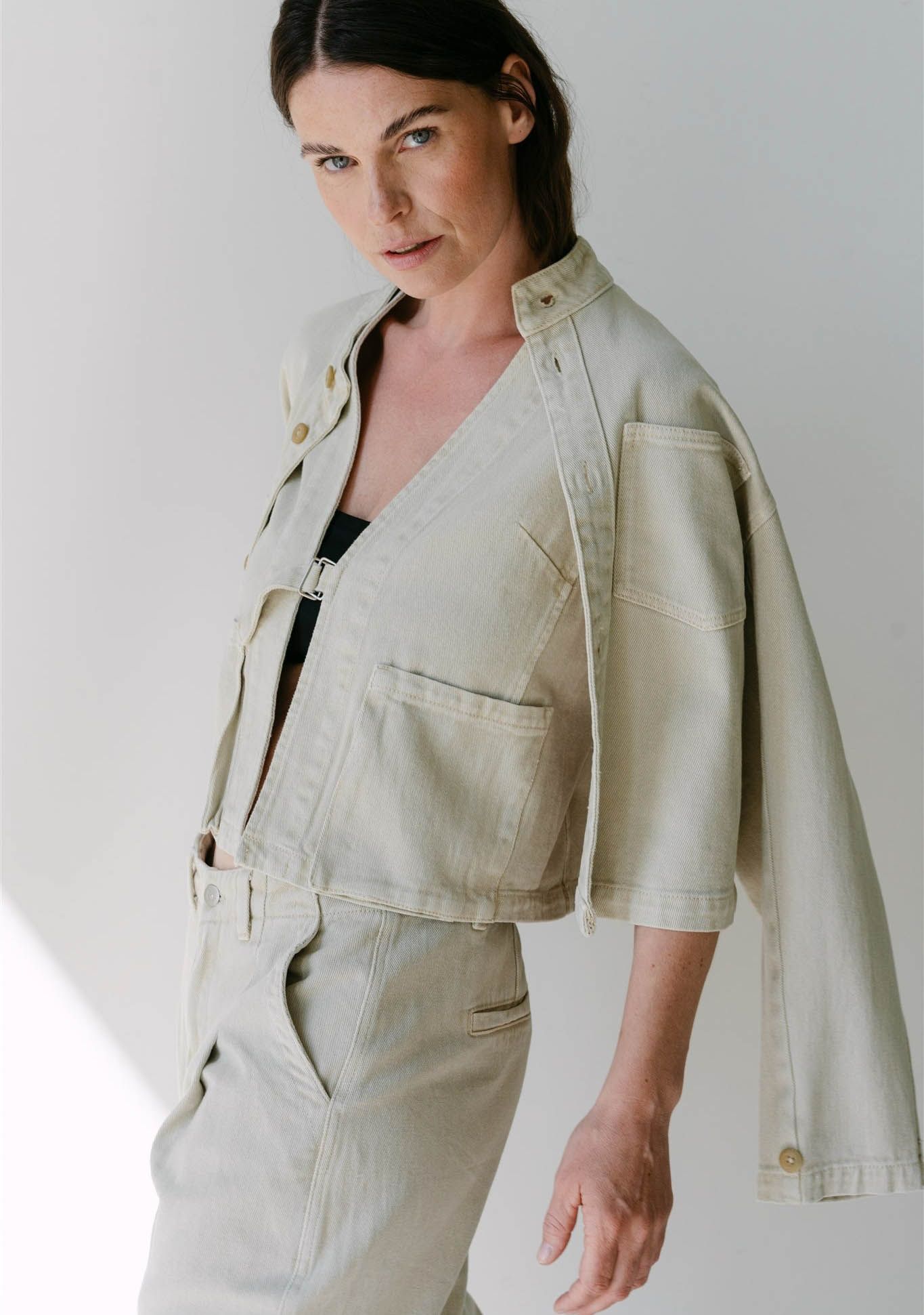 AIMEE THE LABEL - GILET - Beige