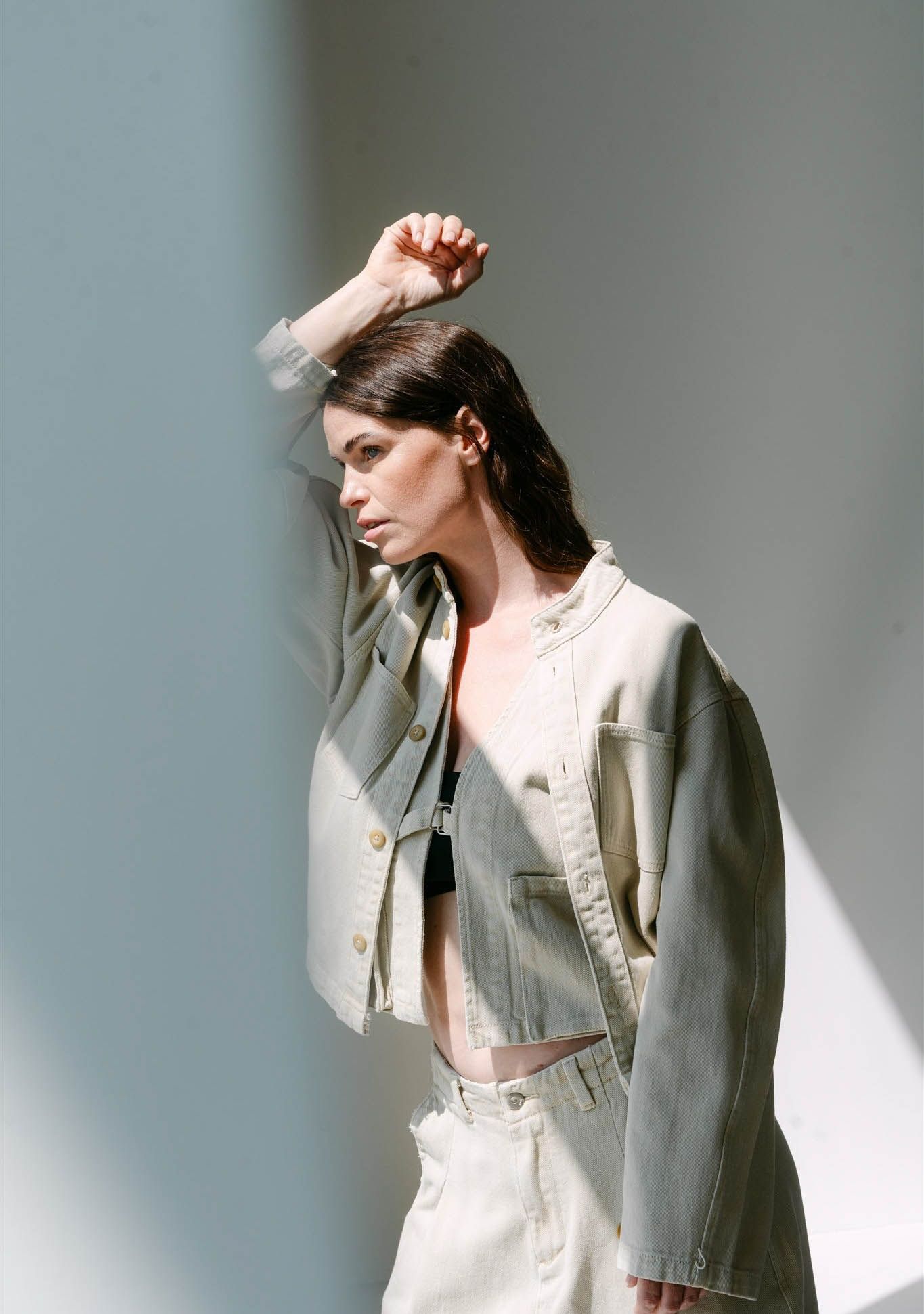 AIMEE THE LABEL - GILET - Beige