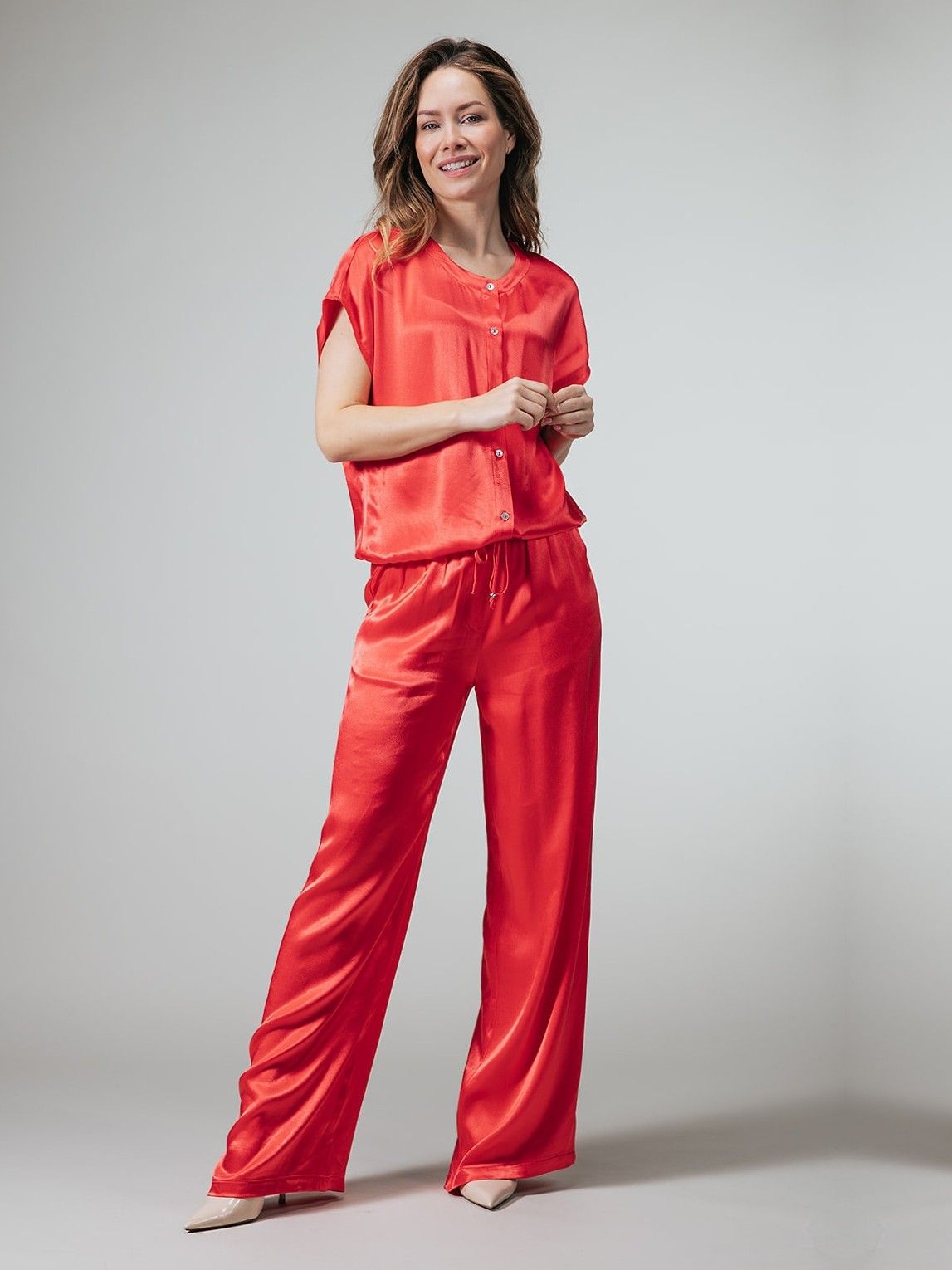 LABEL DOT - BLOUSE - Rood