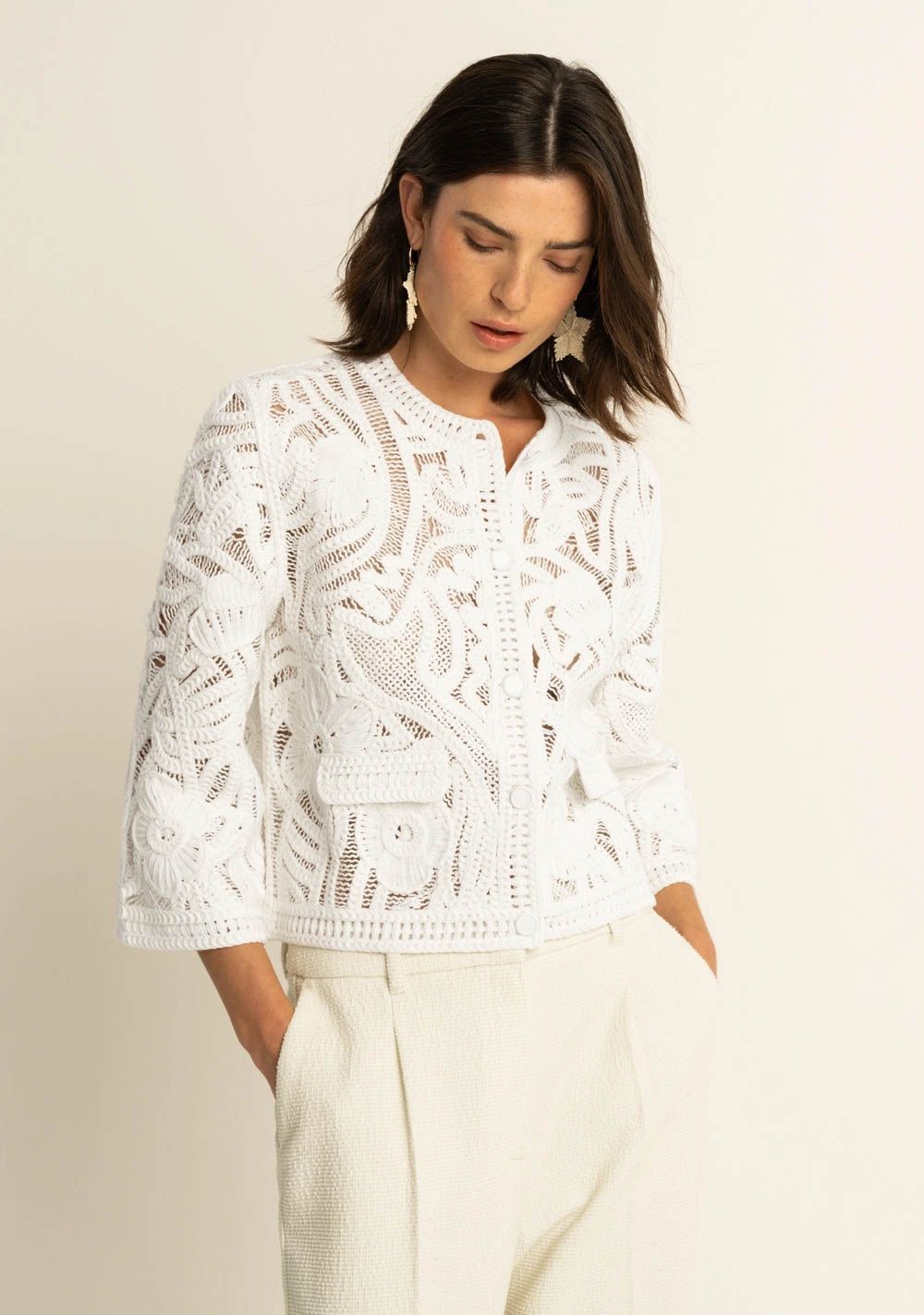 EXPRESSO - VEST - Off white