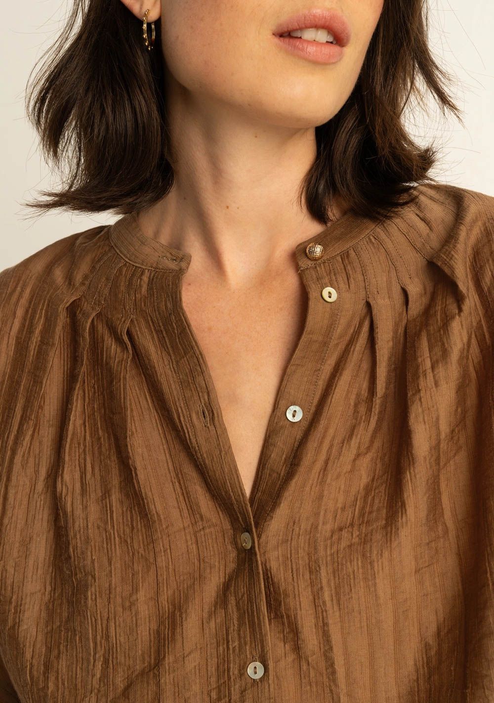 EXPRESSO - BLOUSE - Bruin