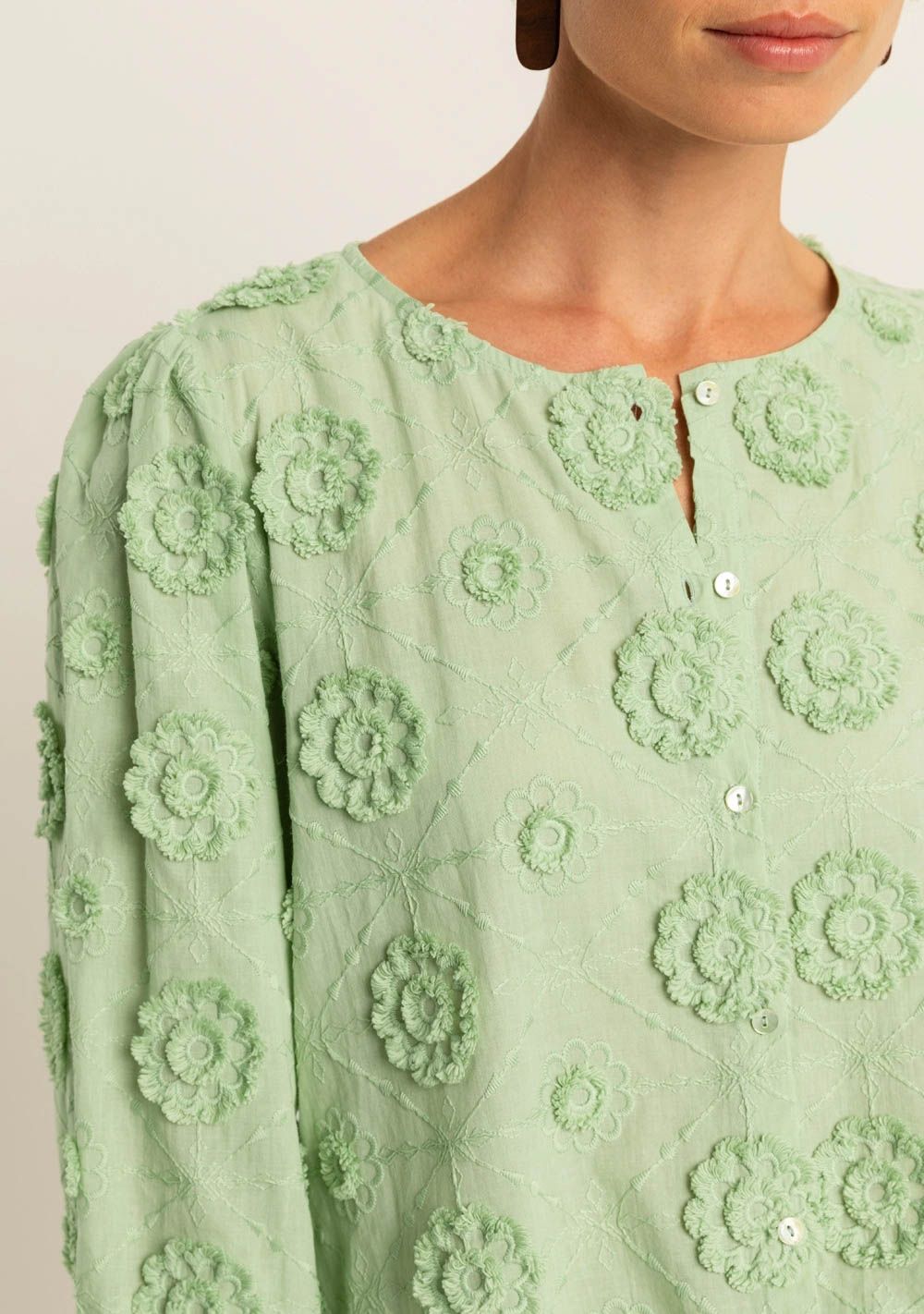 EXPRESSO - BLOUSE - Groen