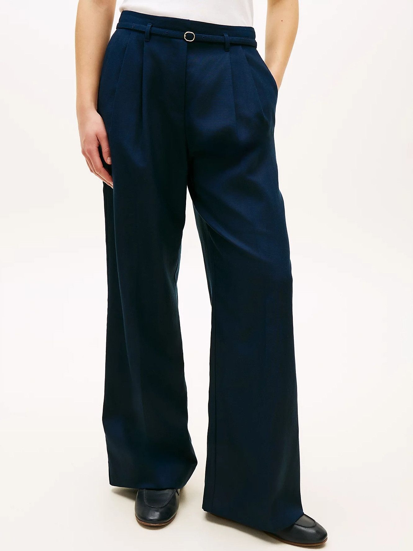 TOMMY HILFIGER - BROEK - Blauw