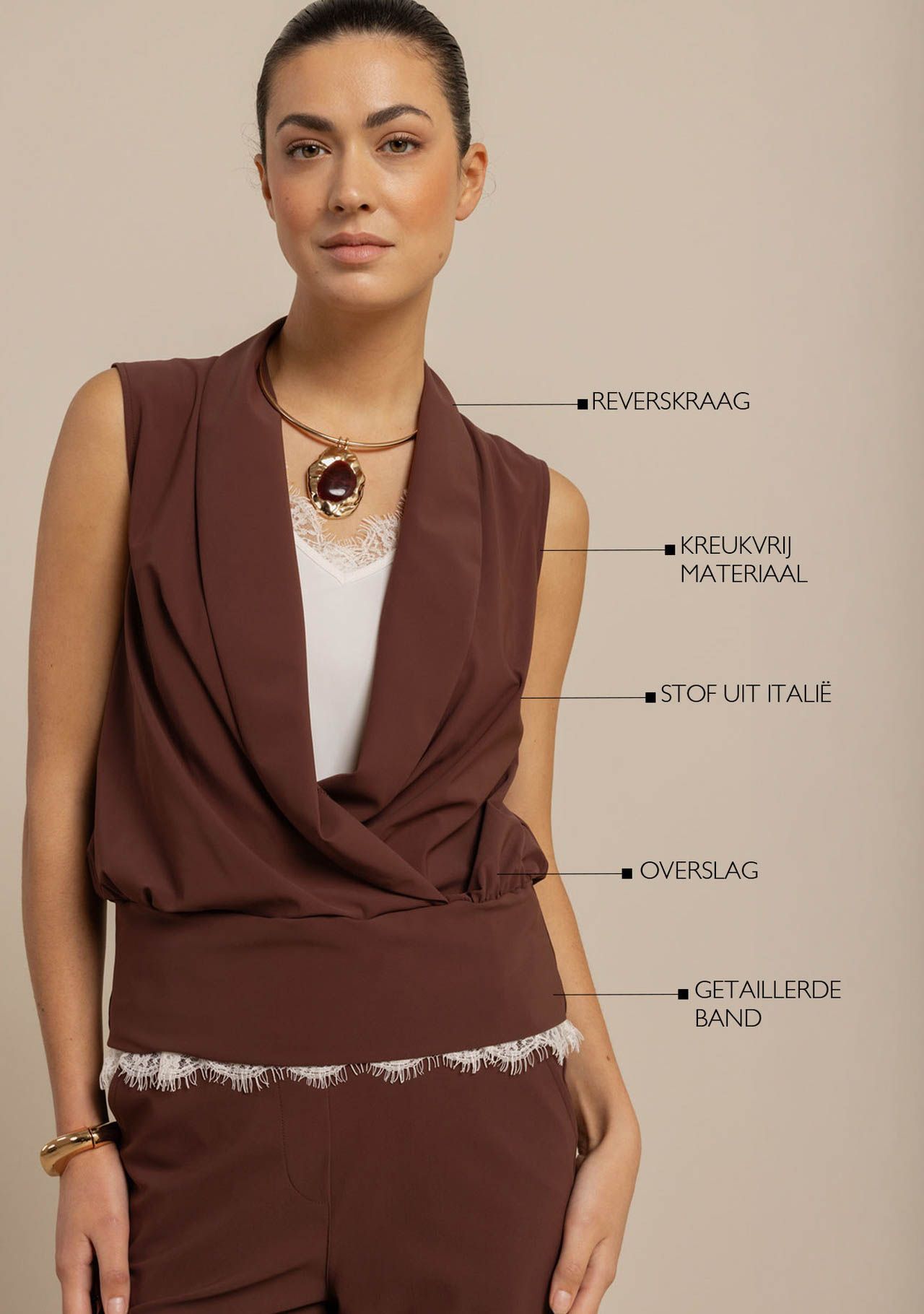 STUDIO ANNELOES - SHIRT - Bruin