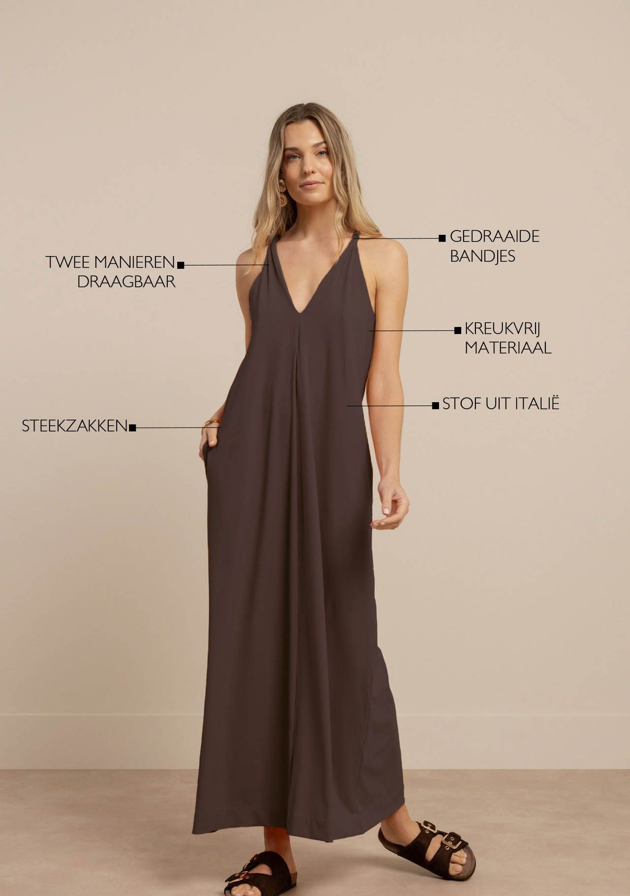 STUDIO ANNELOES - JURK - Bruin