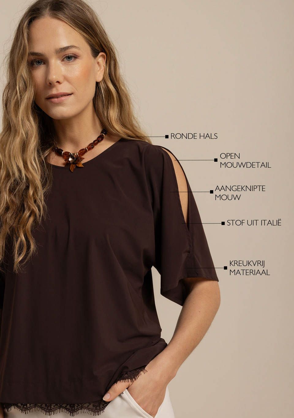 STUDIO ANNELOES - SHIRT - Bruin