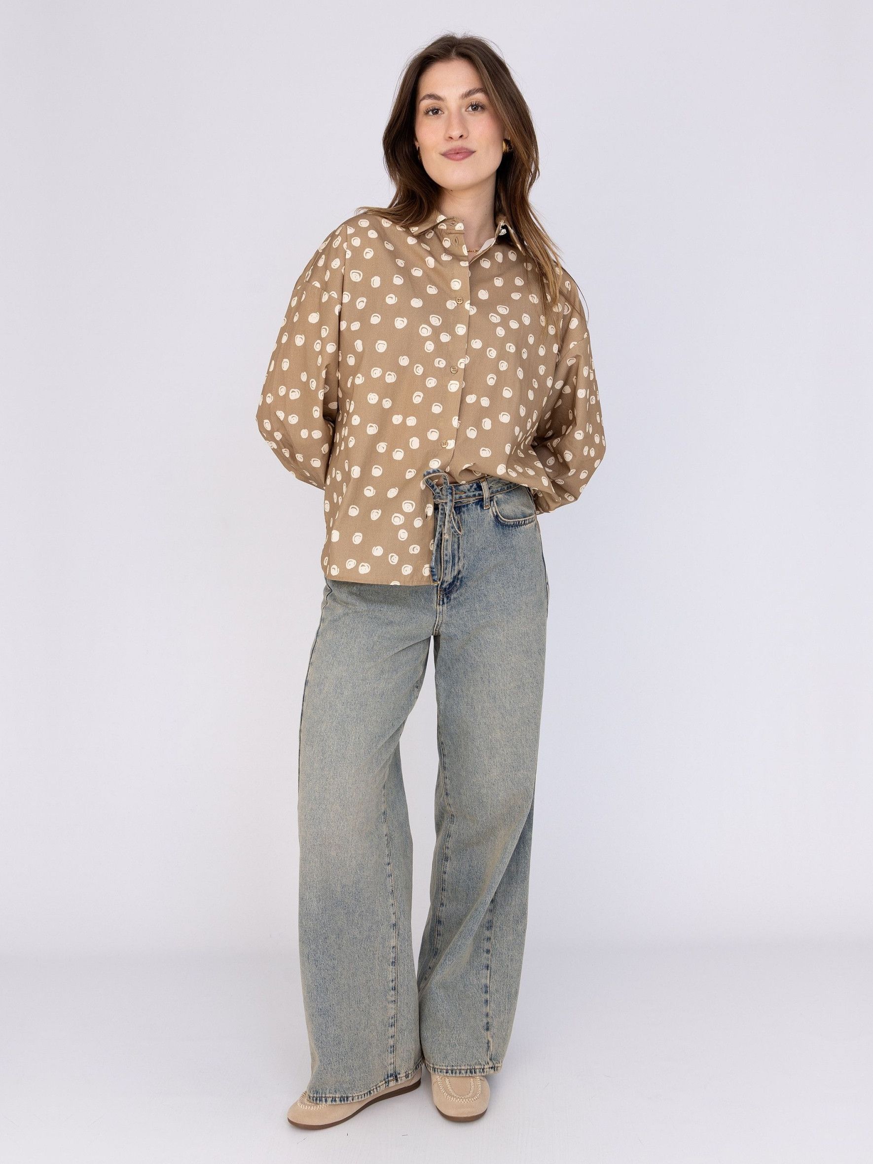 ANNA VAN TOOR - BLOUSE - Beige