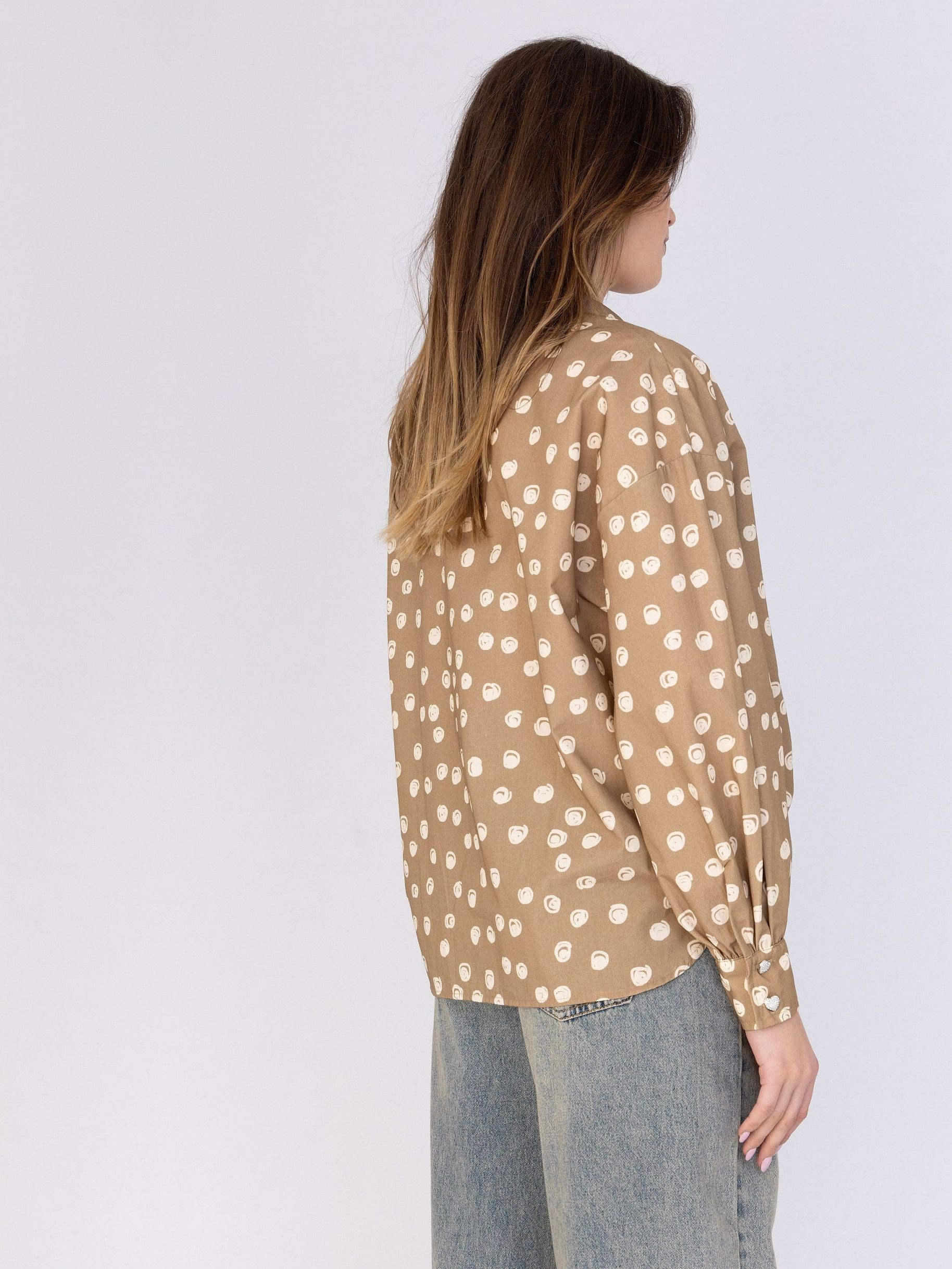 ANNA VAN TOOR - BLOUSE - Beige