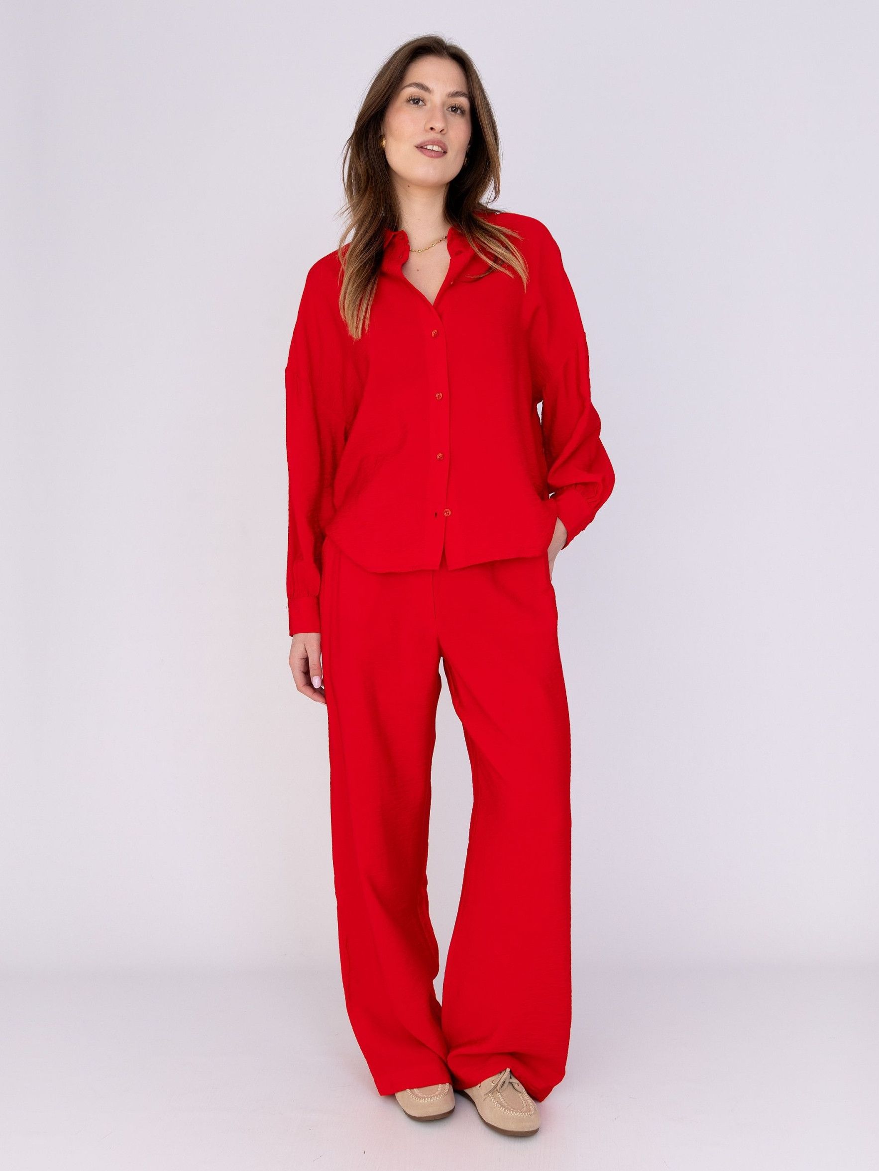 ANNA VAN TOOR - BROEK - Rood