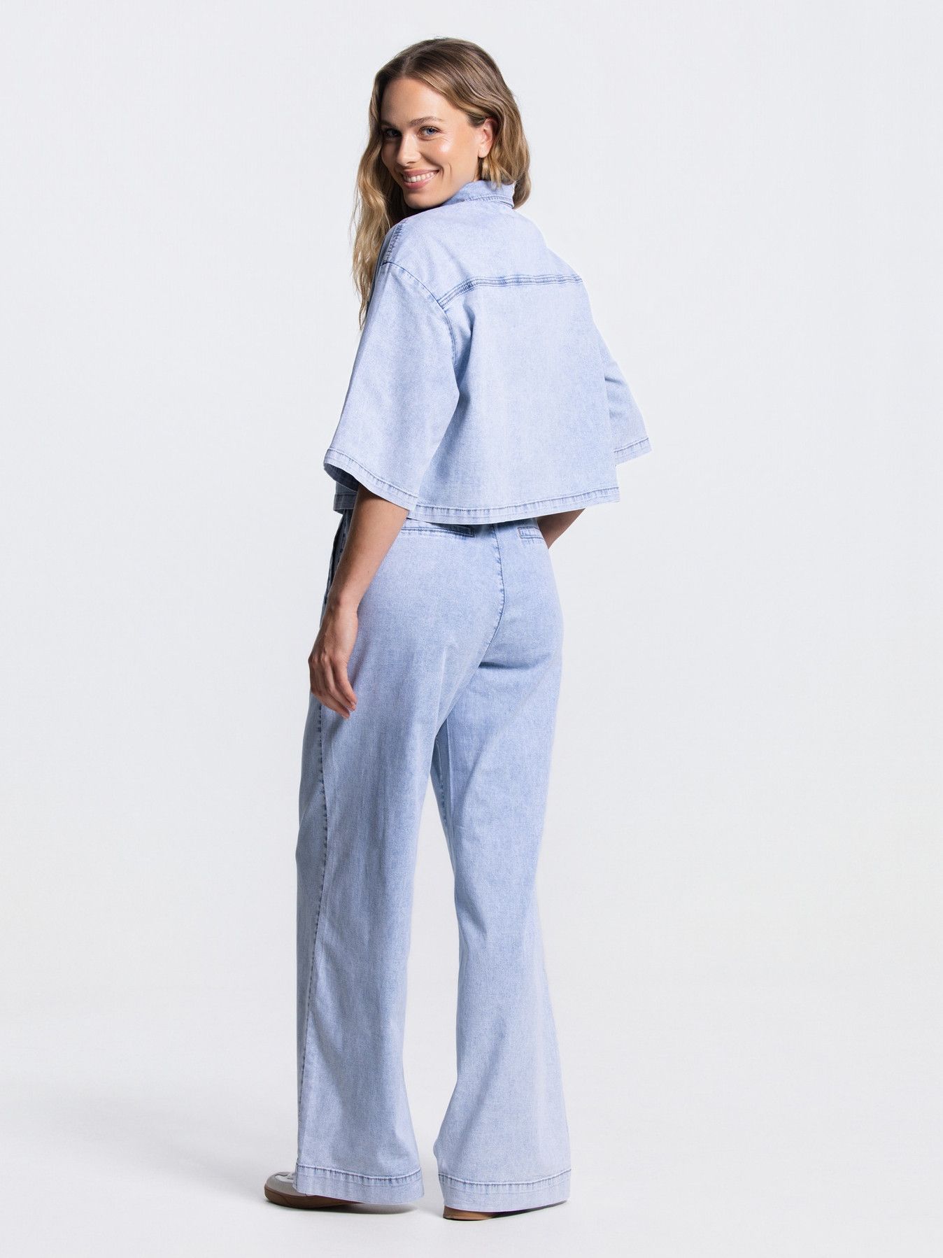 JANSEN AMSTERDAM - BLOUSE - Blauw