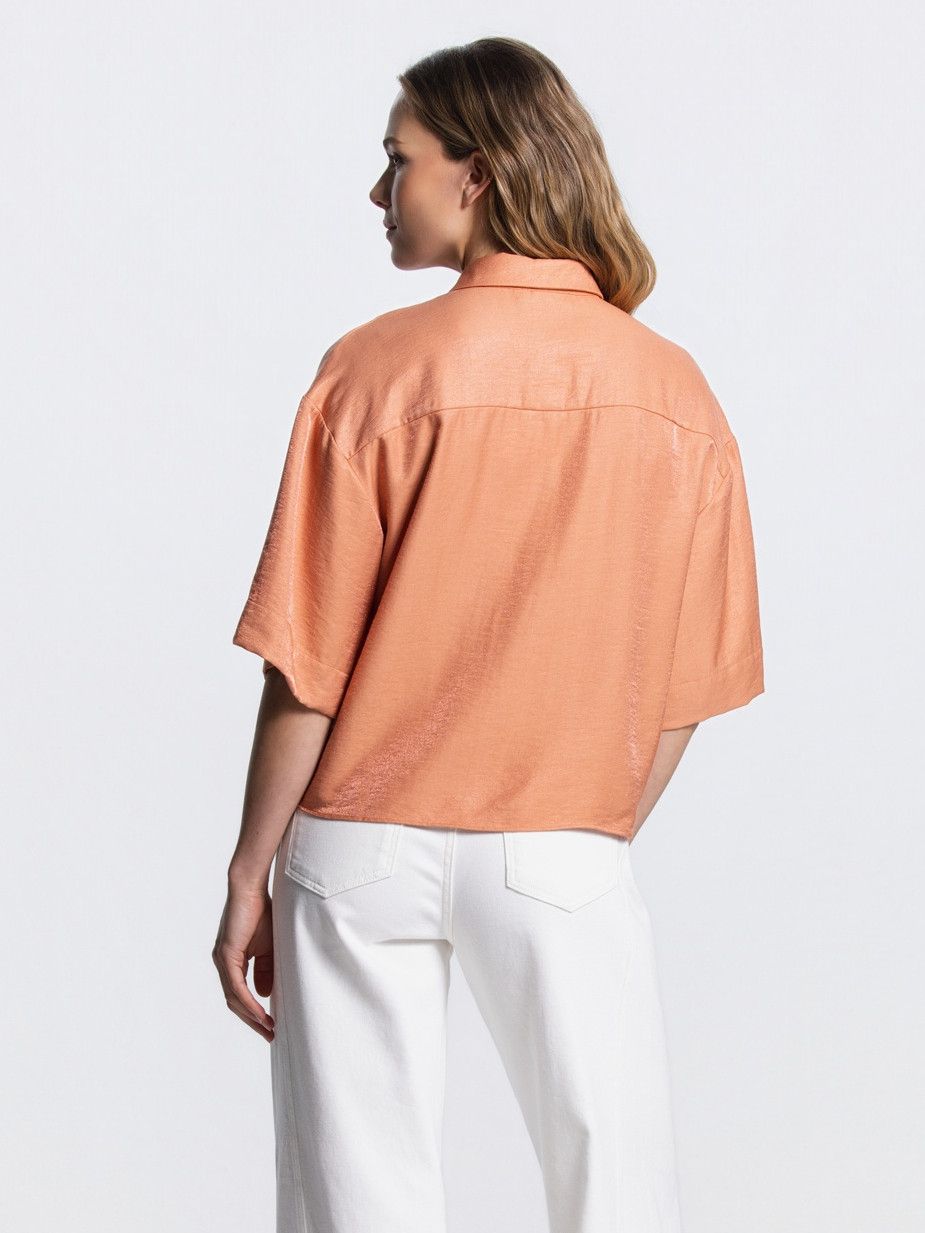 JANSEN AMSTERDAM - BLOUSE - Oranje