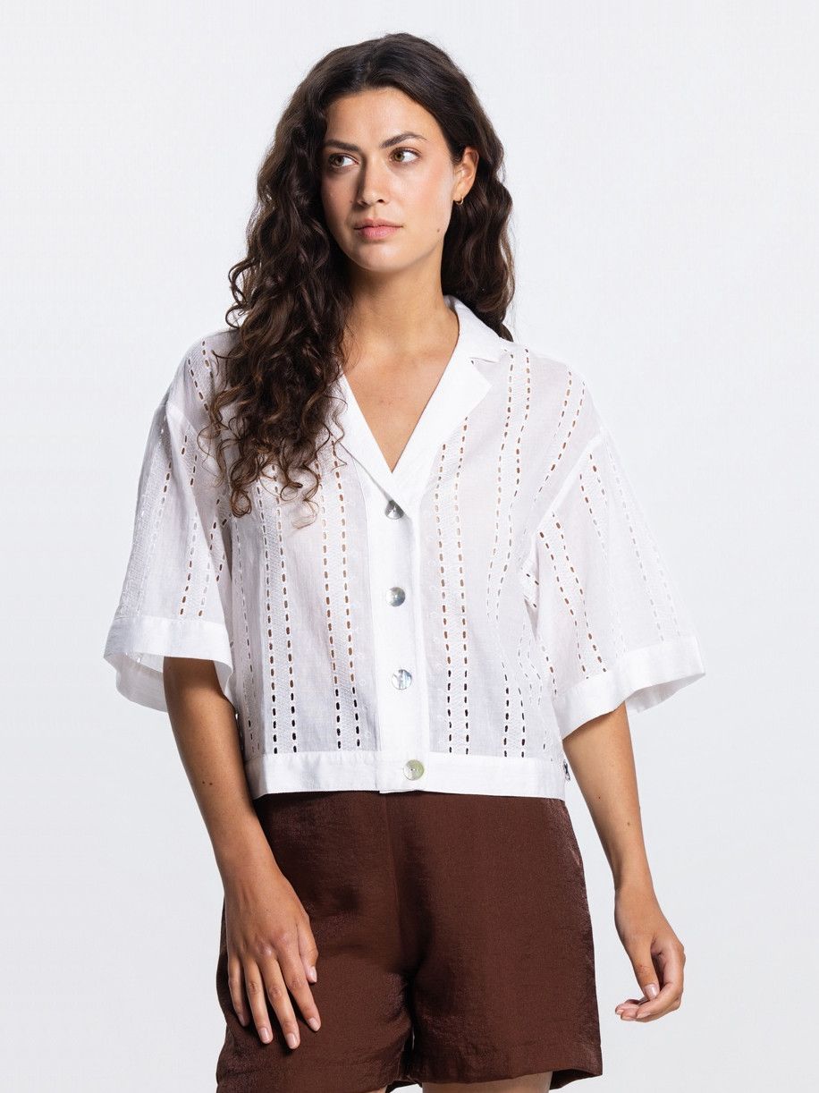 JANSEN AMSTERDAM - BLOUSE - Off white