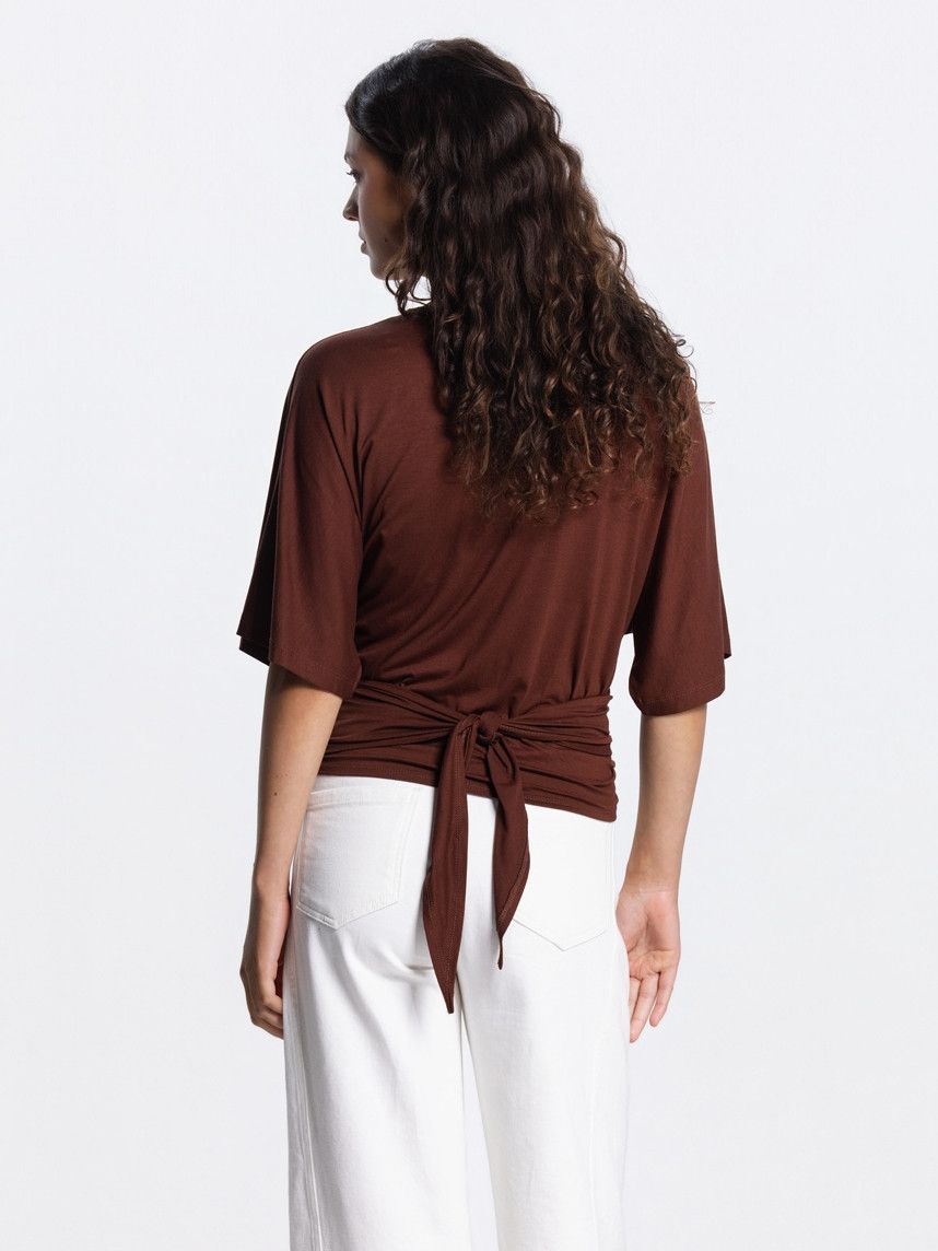 JANSEN AMSTERDAM - SHIRT - Bruin