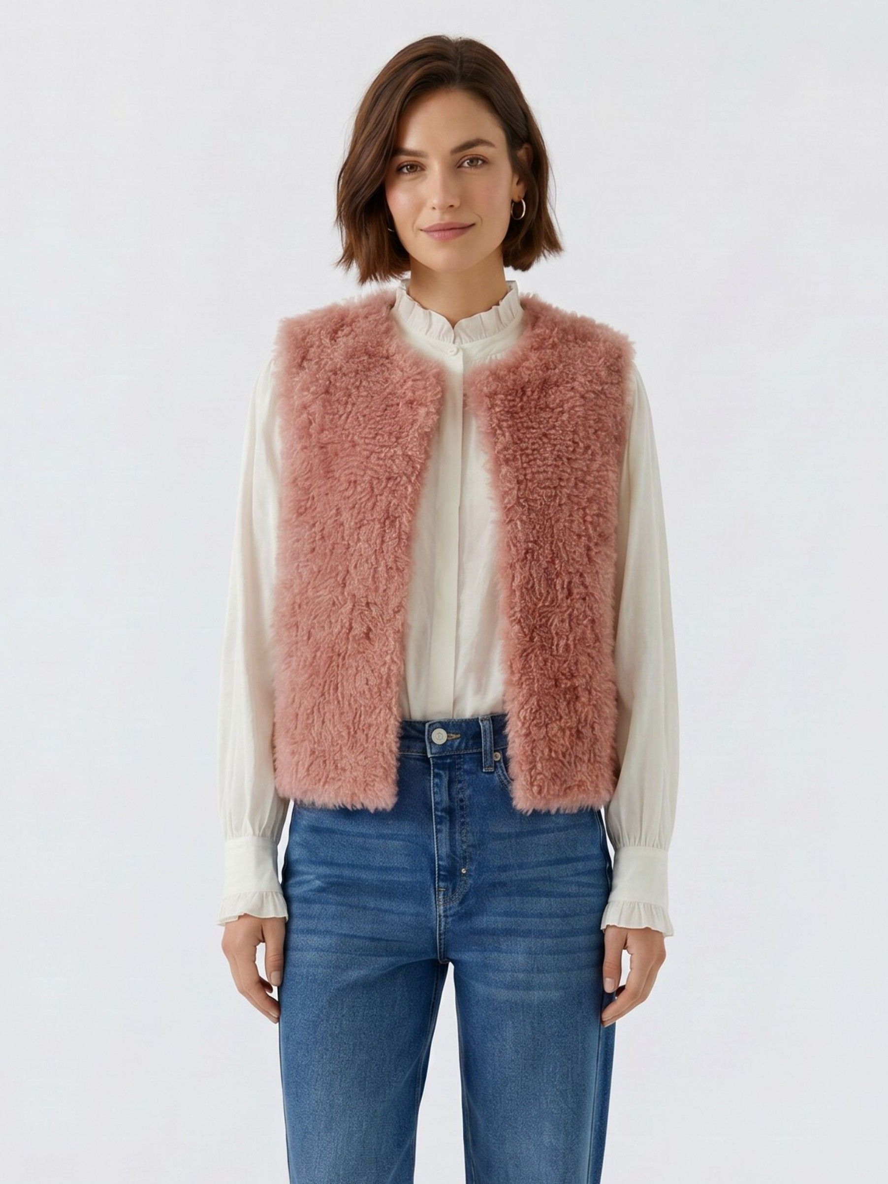 OUI - VEST - Roze